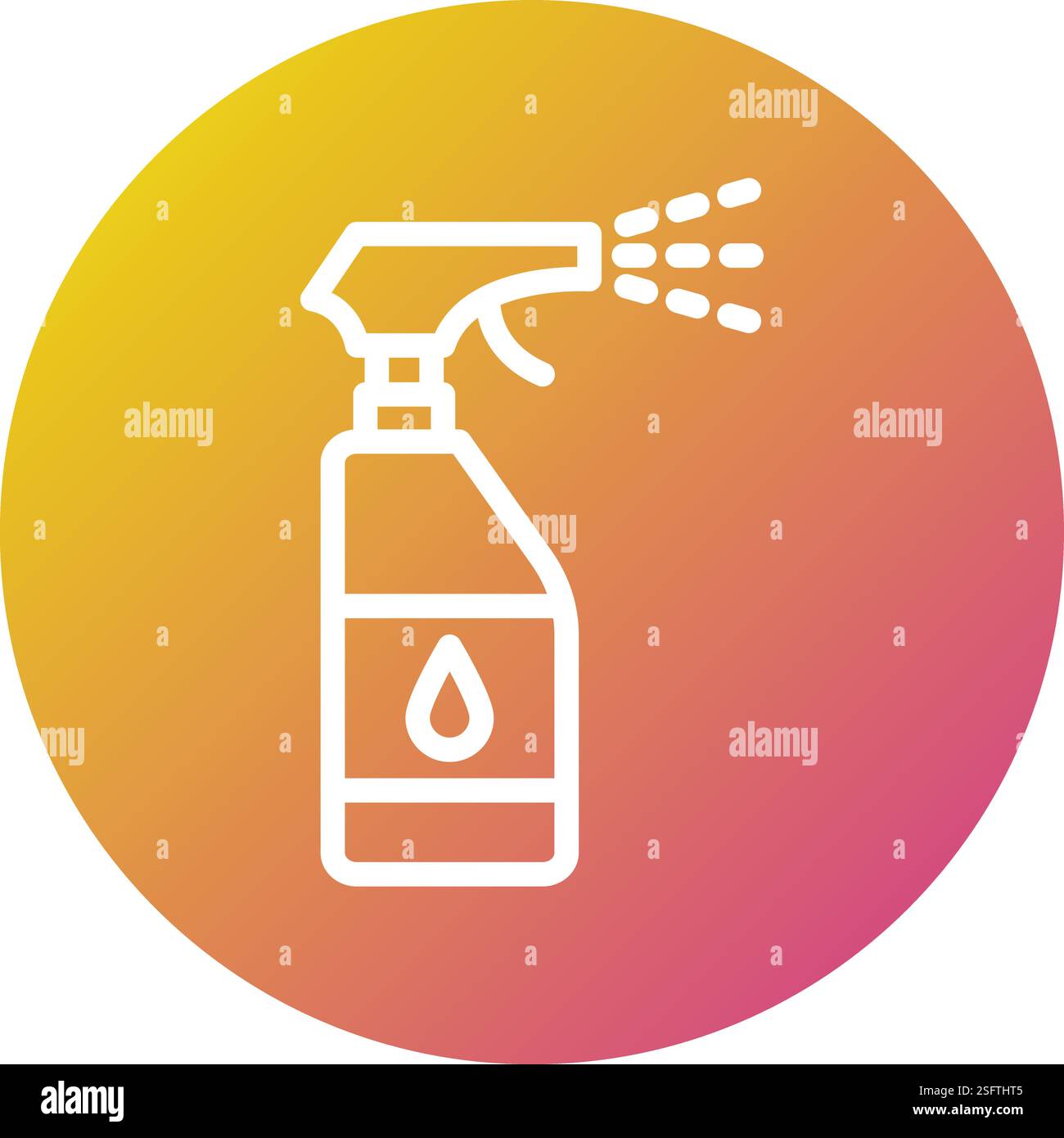 Spray Bottle Vector Icon Design Illustration Stock Vector Image & Art ...