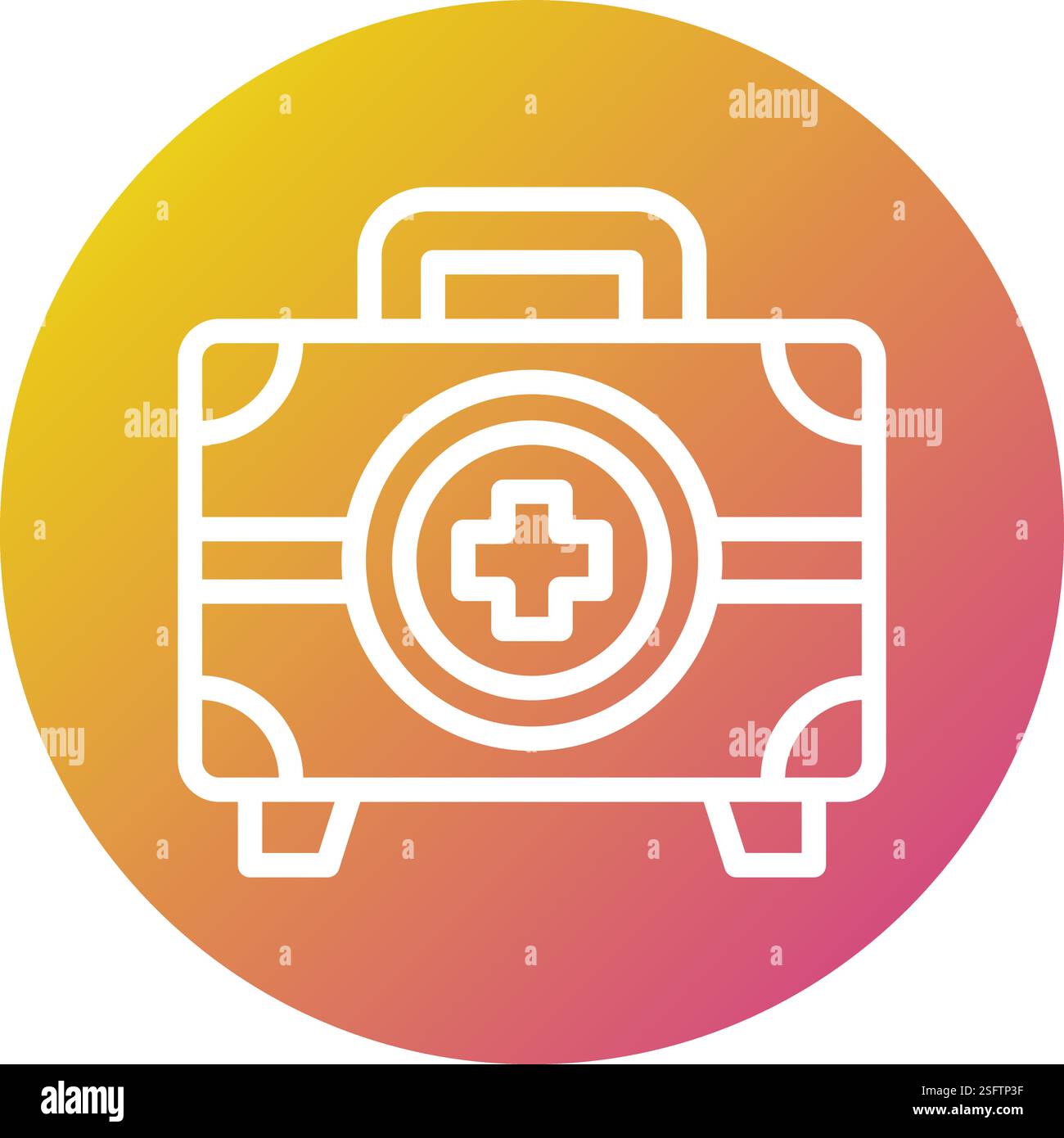 Medical Box Vector Icon Design Illustration Stock Vector