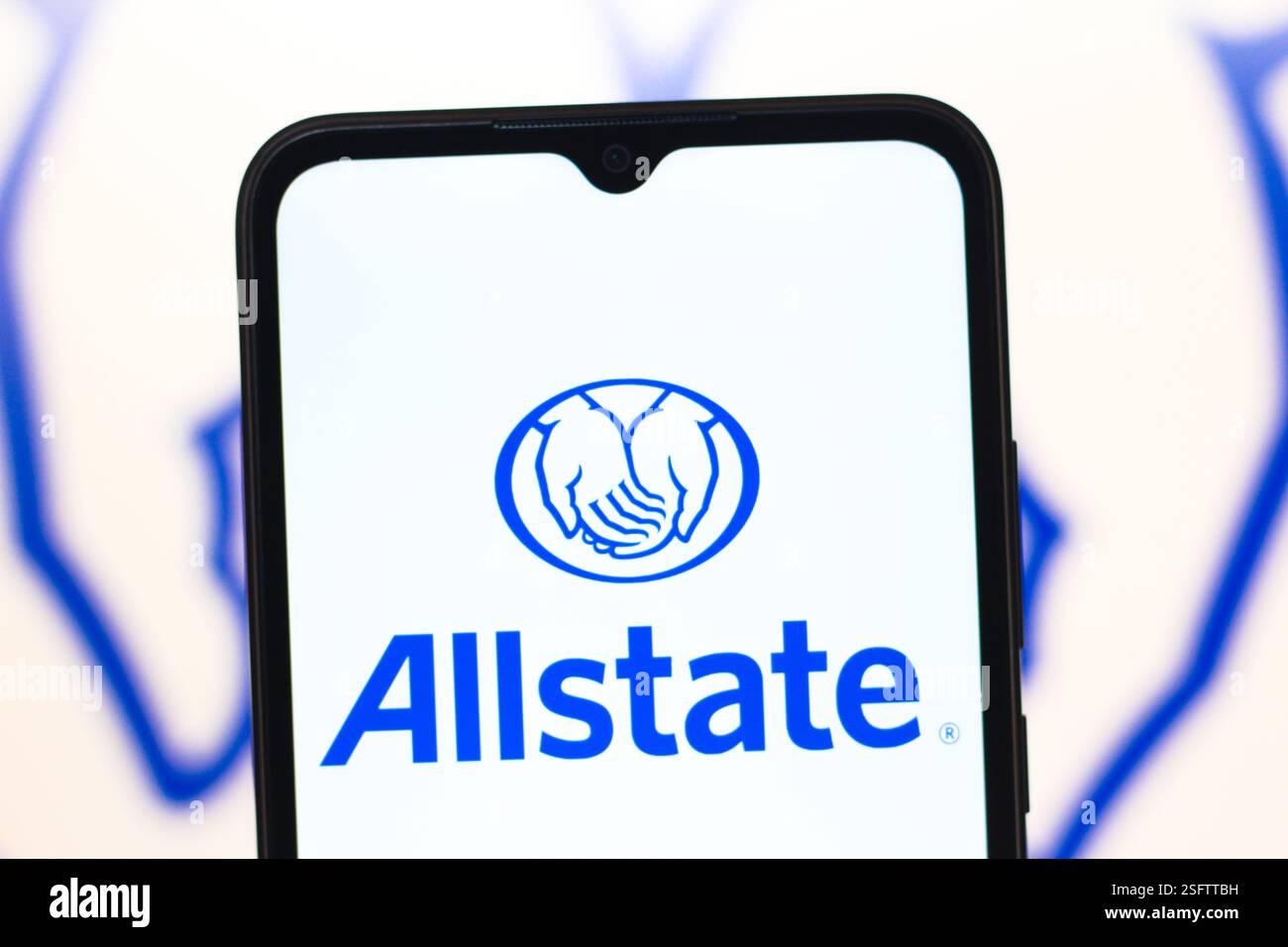Canada. 9th Feb, 2025. In this photo illustration, the Allstate ...