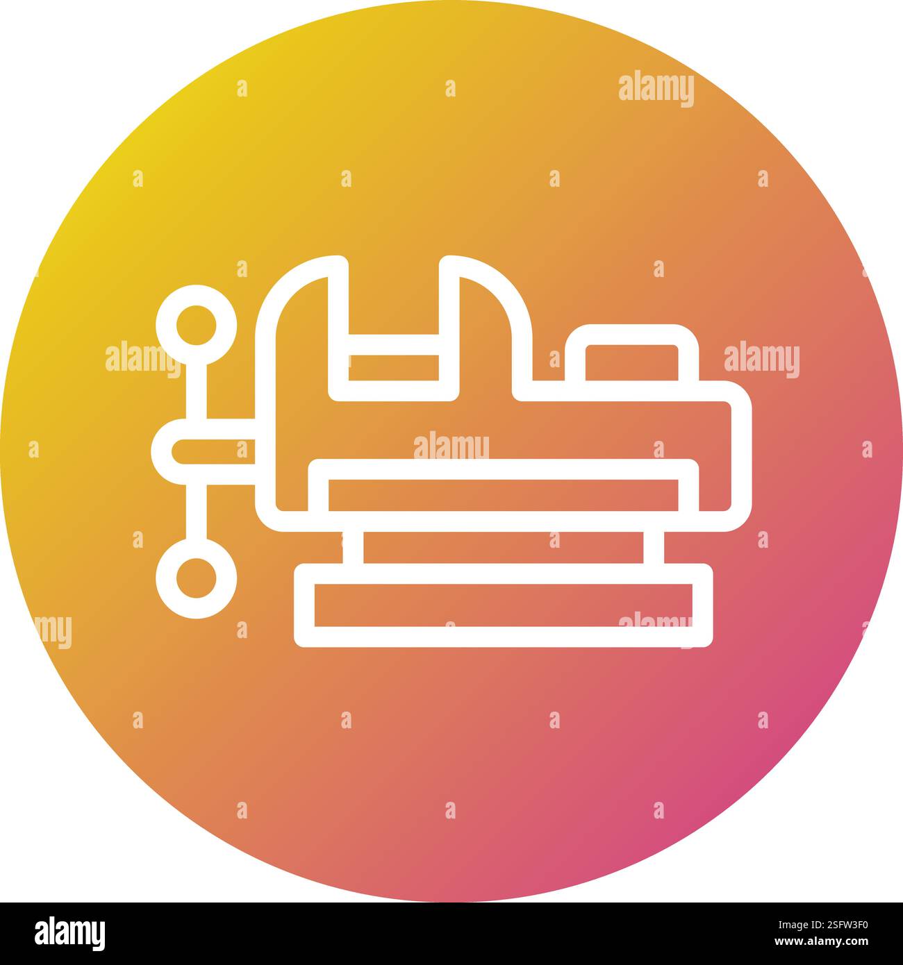 Vise Vector Icon Design Illustration Stock Vector
