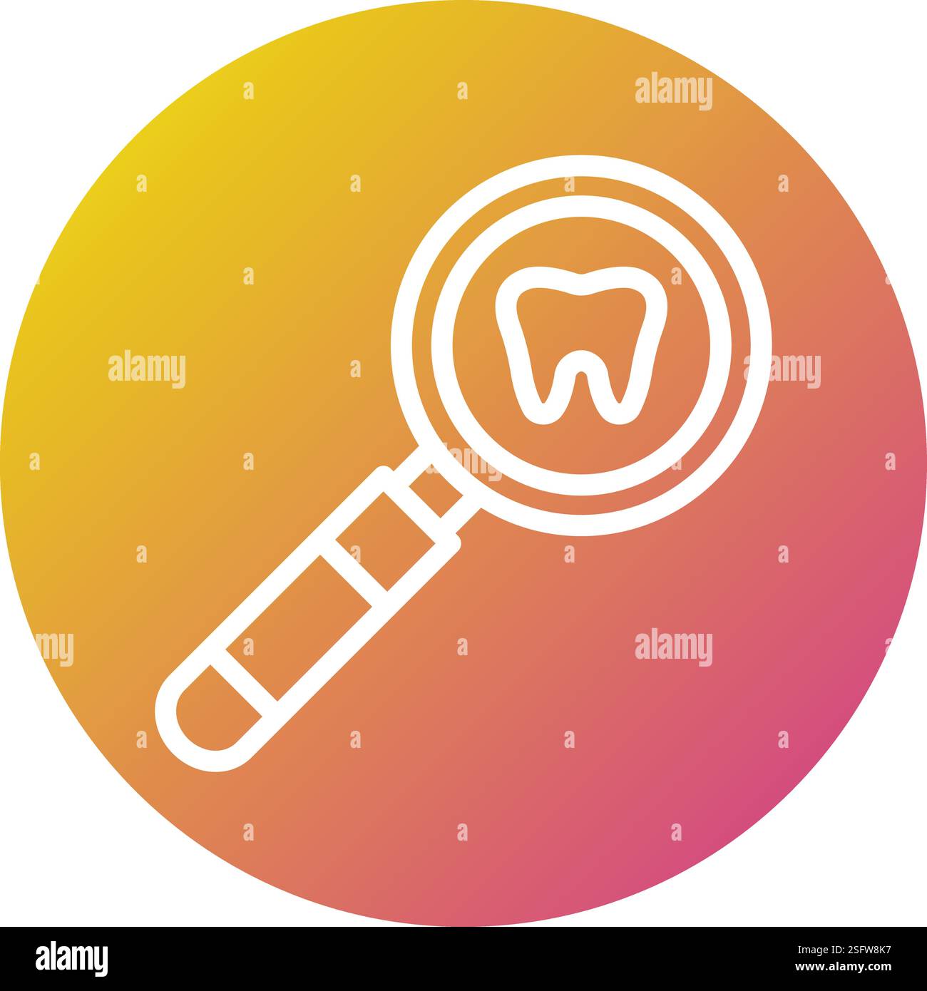 Search Vector Icon Design Illustration Stock Vector
