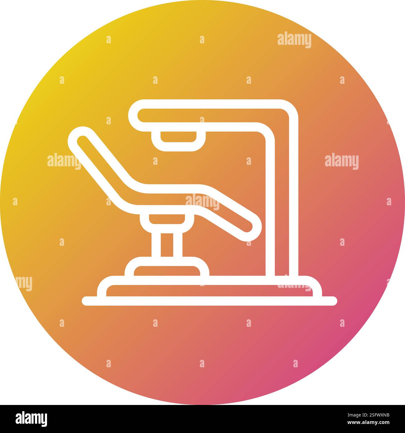 Dentist Chair Vector Icon Design Illustration Stock Vector