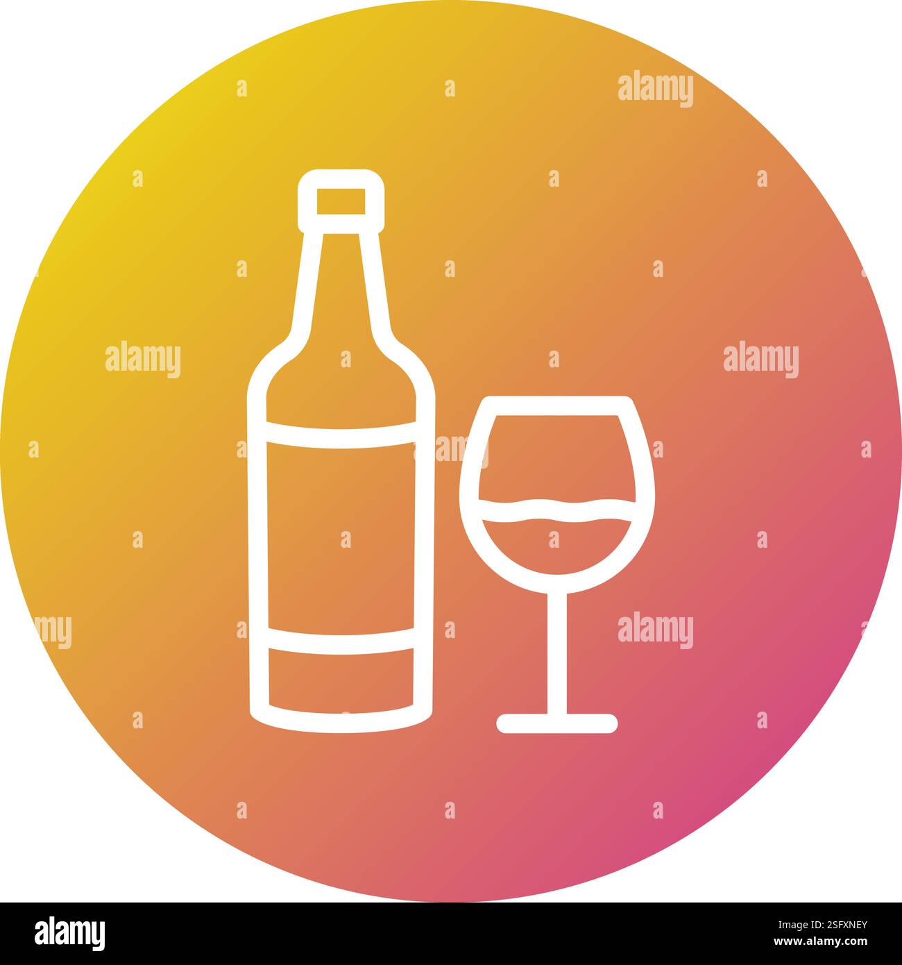 Whiskey Vector Icon Design Illustration Stock Vector