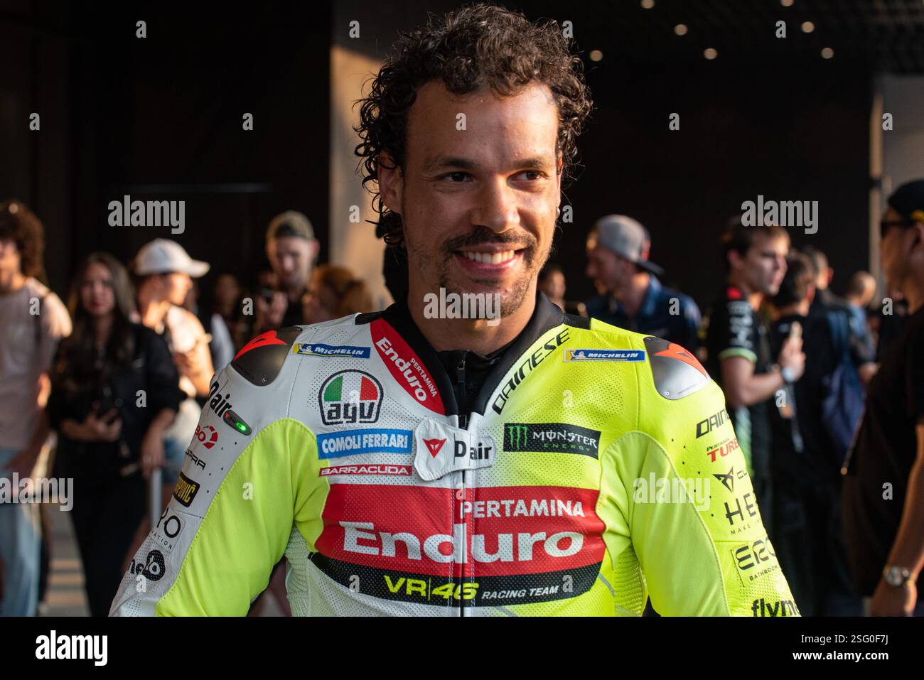 Bangkok, Thailand. 09th Feb, 2025. Italian rider Franco Morbidelli of