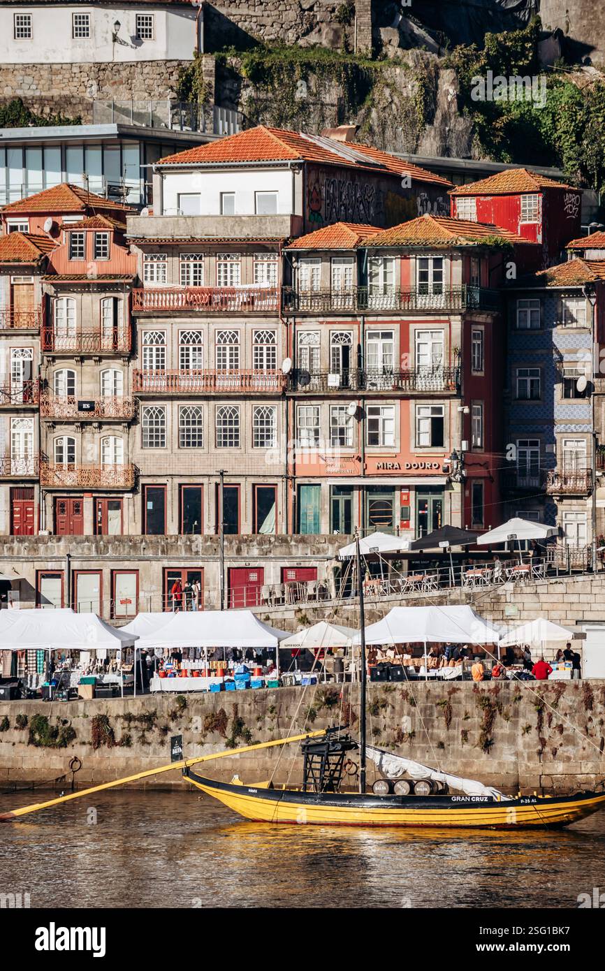 Porto Portugal December 28 2024 The Famous And Picturesque Ribeira porto-portugal-december-28-2024-the-famous-and-picturesque-ribeira