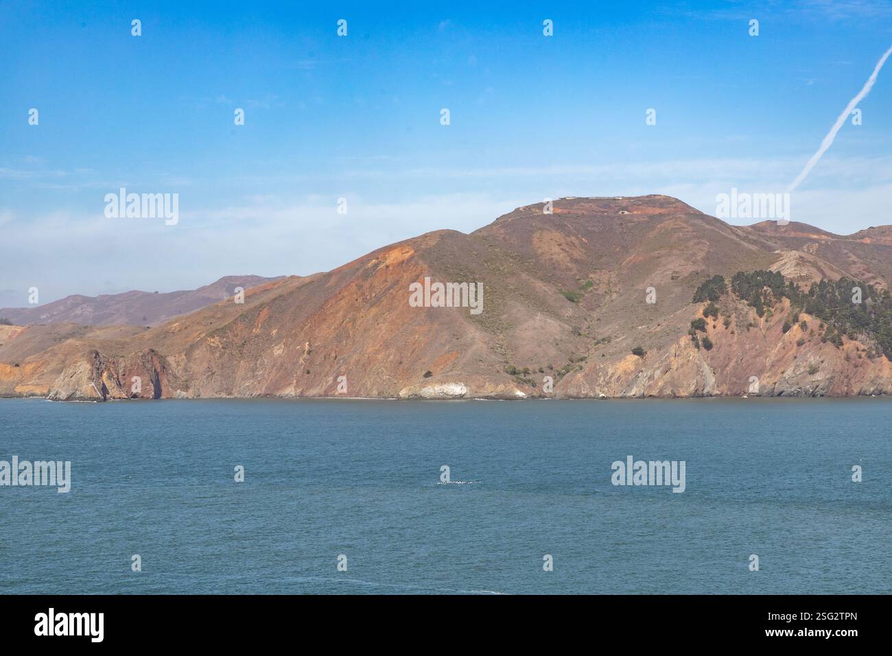 Hawk hill from Golden Gate, San Francisco, California, USA Stock Photo