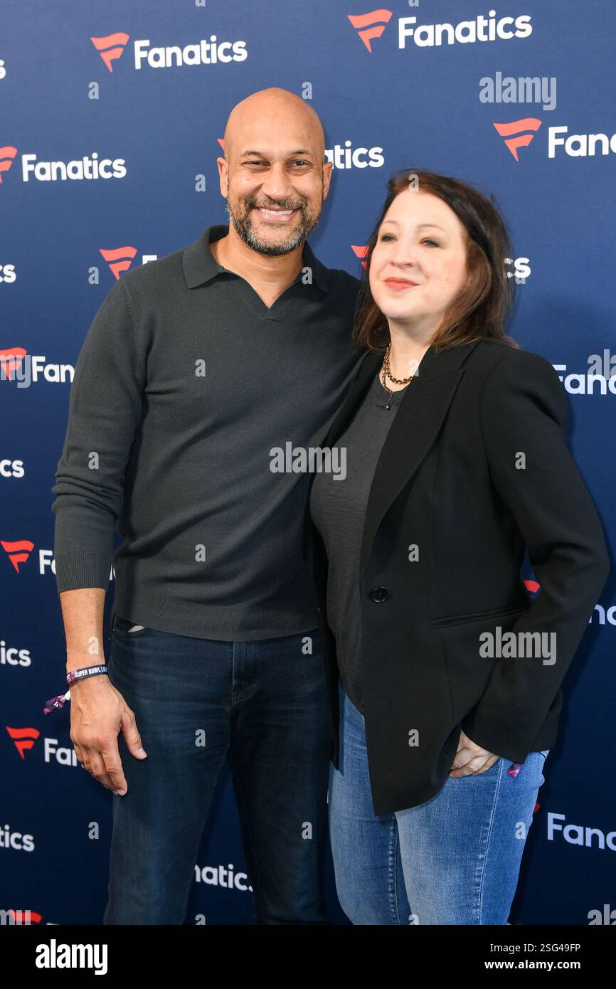 New Orleans, USA. 09th Feb, 2025. Keegan-Michael Key, Elle Key attend ...