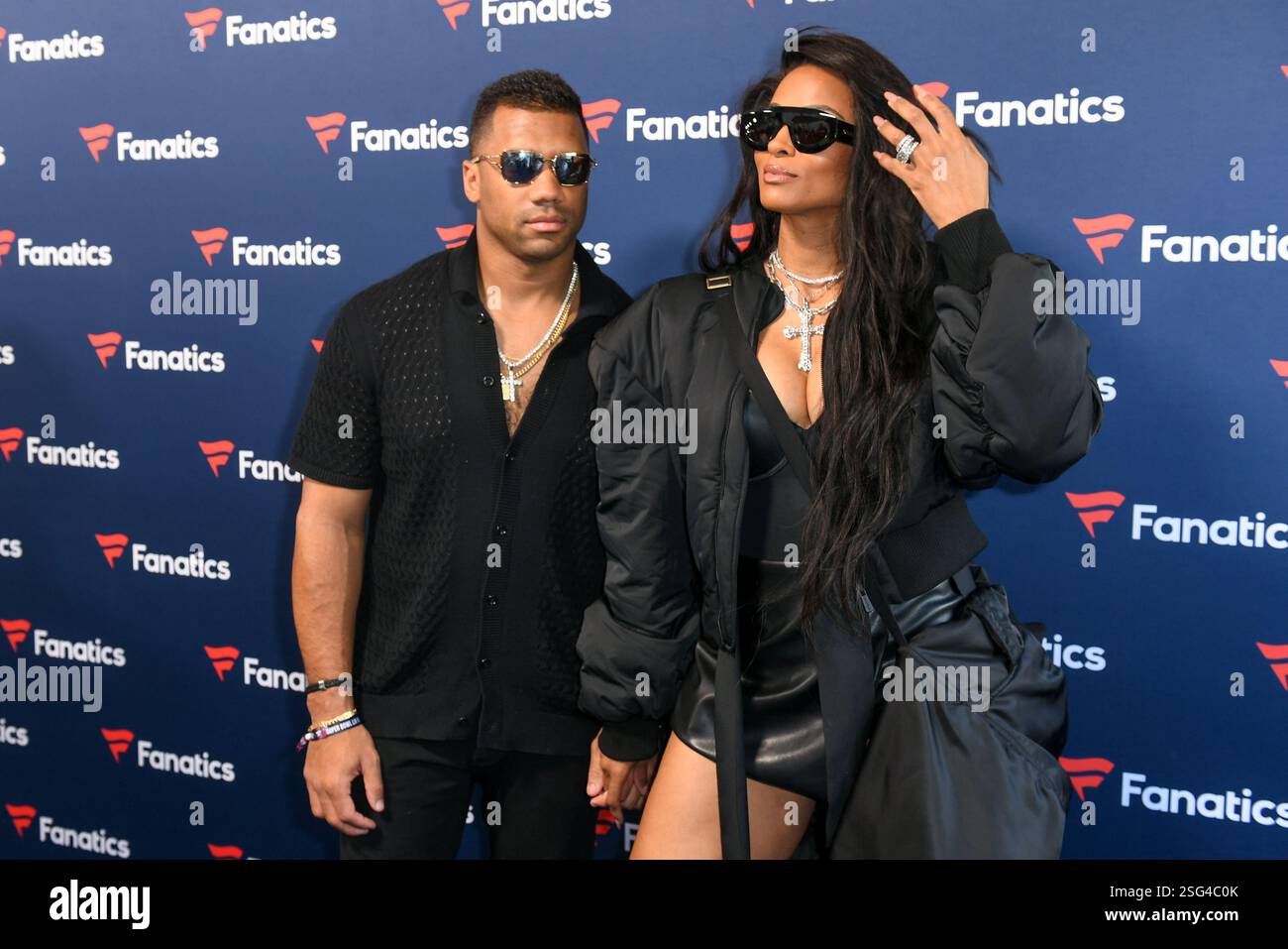 New Orleans, USA. 09th Feb, 2025. Russell Wilson, Ciara attend the 2025 ...