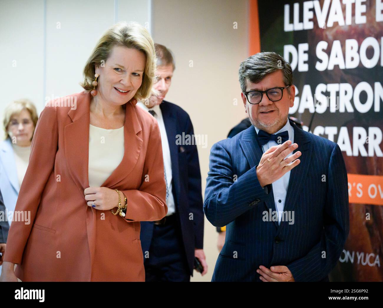 Queen mathilde of belgium costa rica hi-res stock photography and ...