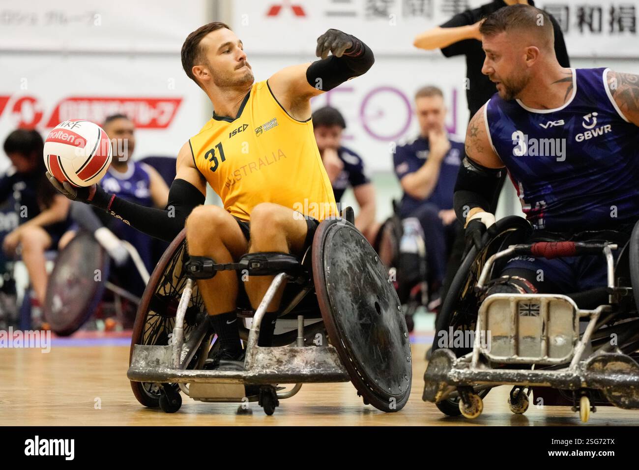 Cooper Blackwood (AUS), FEBRUARY 9, 2025 - Wheelchair Rugby : 3rd Place ...