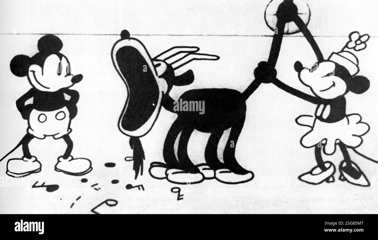 Mickey mouse steamboat willie 1928 hi-res stock photography Mickey mouse steamboat willie 1928 hi-res stock photography