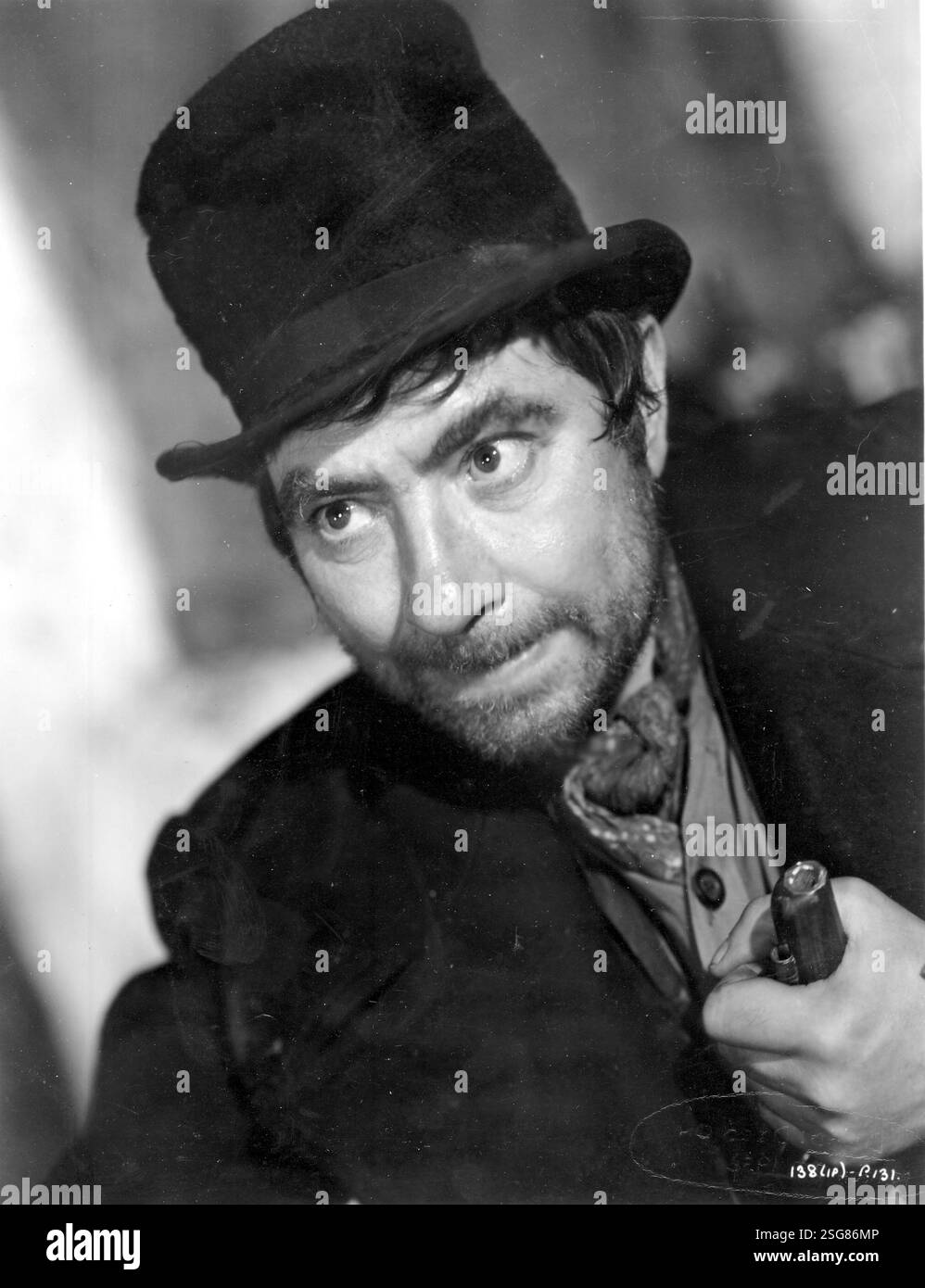 Robert Newton as Bill Sikes in the 1948 film adaptation of Oliver Twist