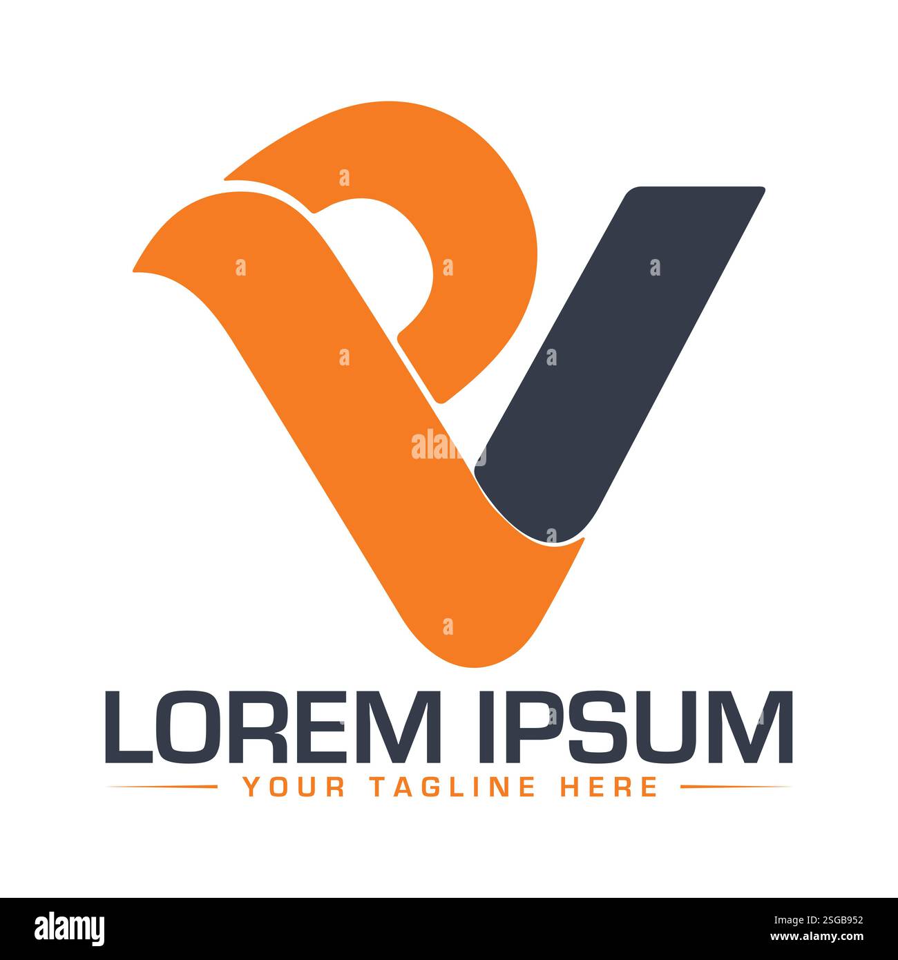 PV Letter Logo Design Stock Vector Image & Art - Alamy