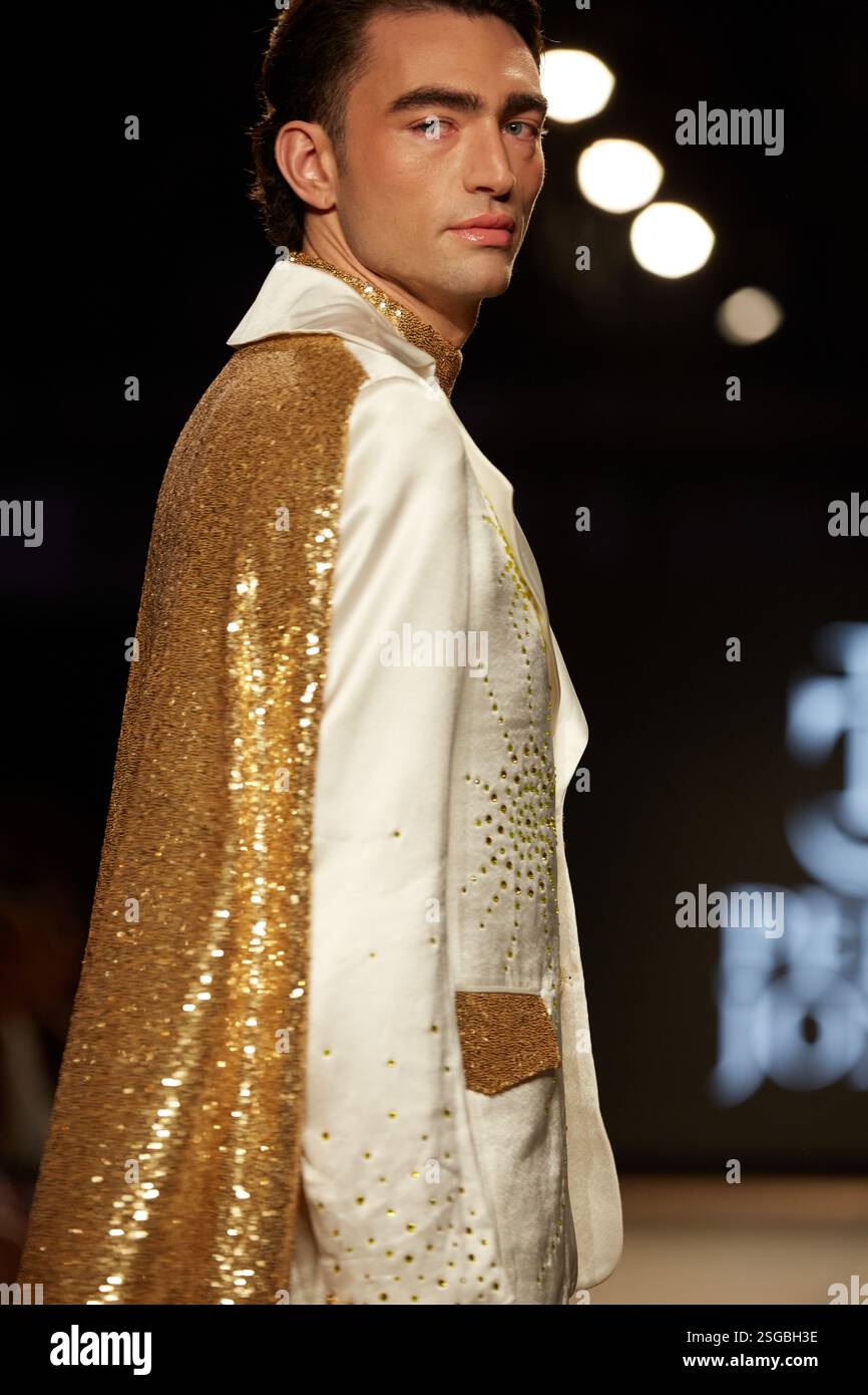 Perry Jones Collection New York, New York, USA. 9th Feb, 2025. Perry Jones showcased his ...