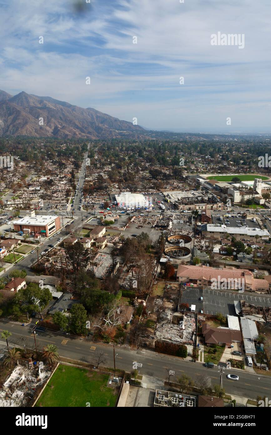Altadena CA: Views of the Eaton Fire damage and recovery efforts on ...