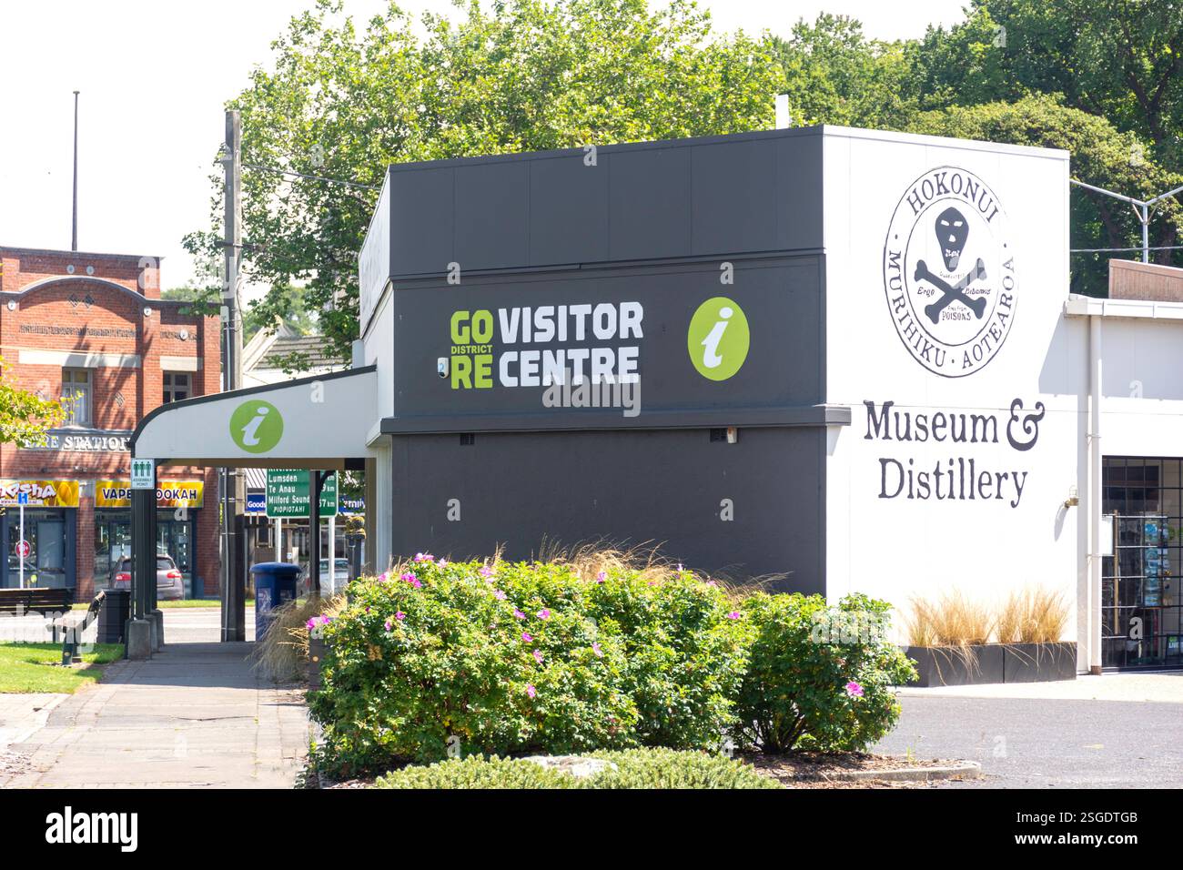Old Hokonui Museum & Distillery and Visitor Centre, Hokonui Drive, Gore (Maruawai), Southland Region, South Island, New Zealand Stock Photo