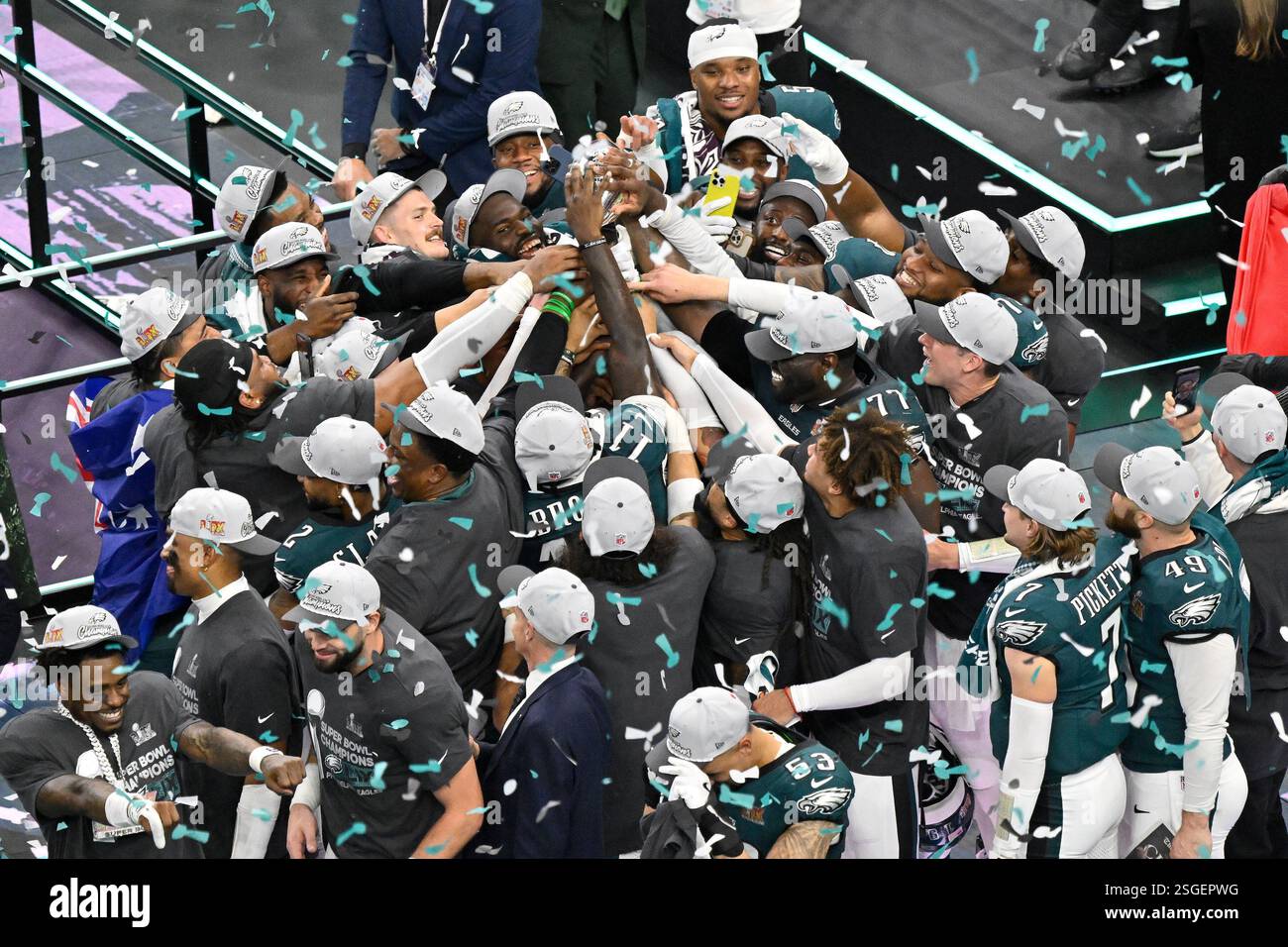 Philadelphia eagles super bowl 2025 hi res stock photography and images