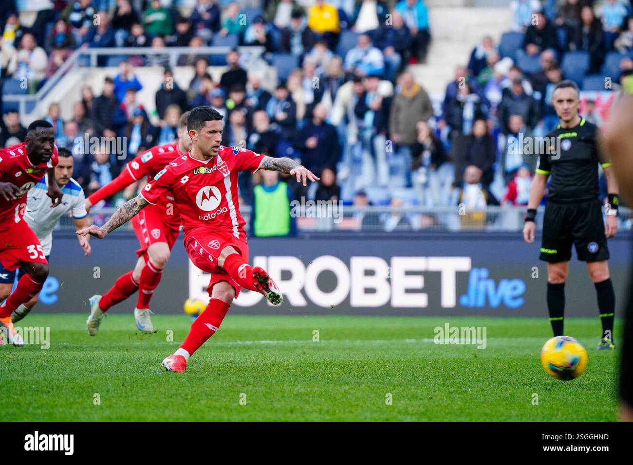 Stefano Sensi (AC Monza) scores the penalty during the Italian ...