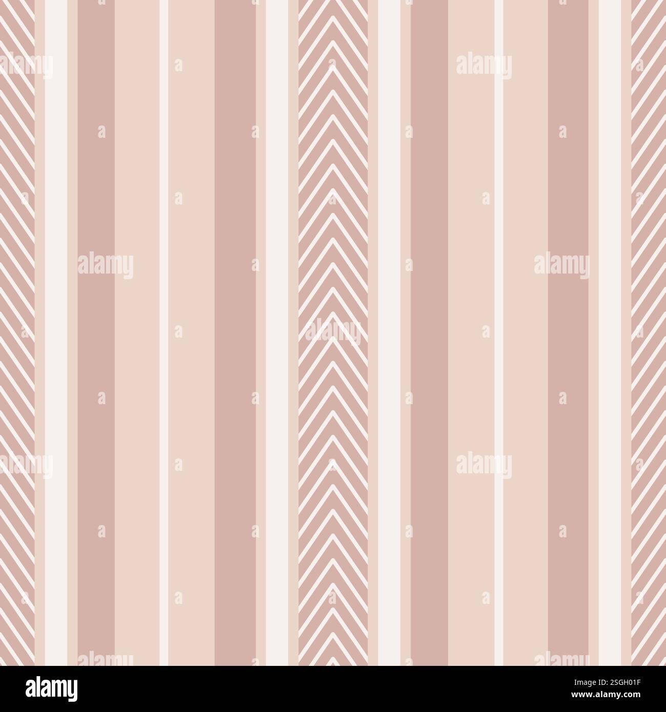 Seamless pattern with vertical stripes in soft pastel colors Stock Vector