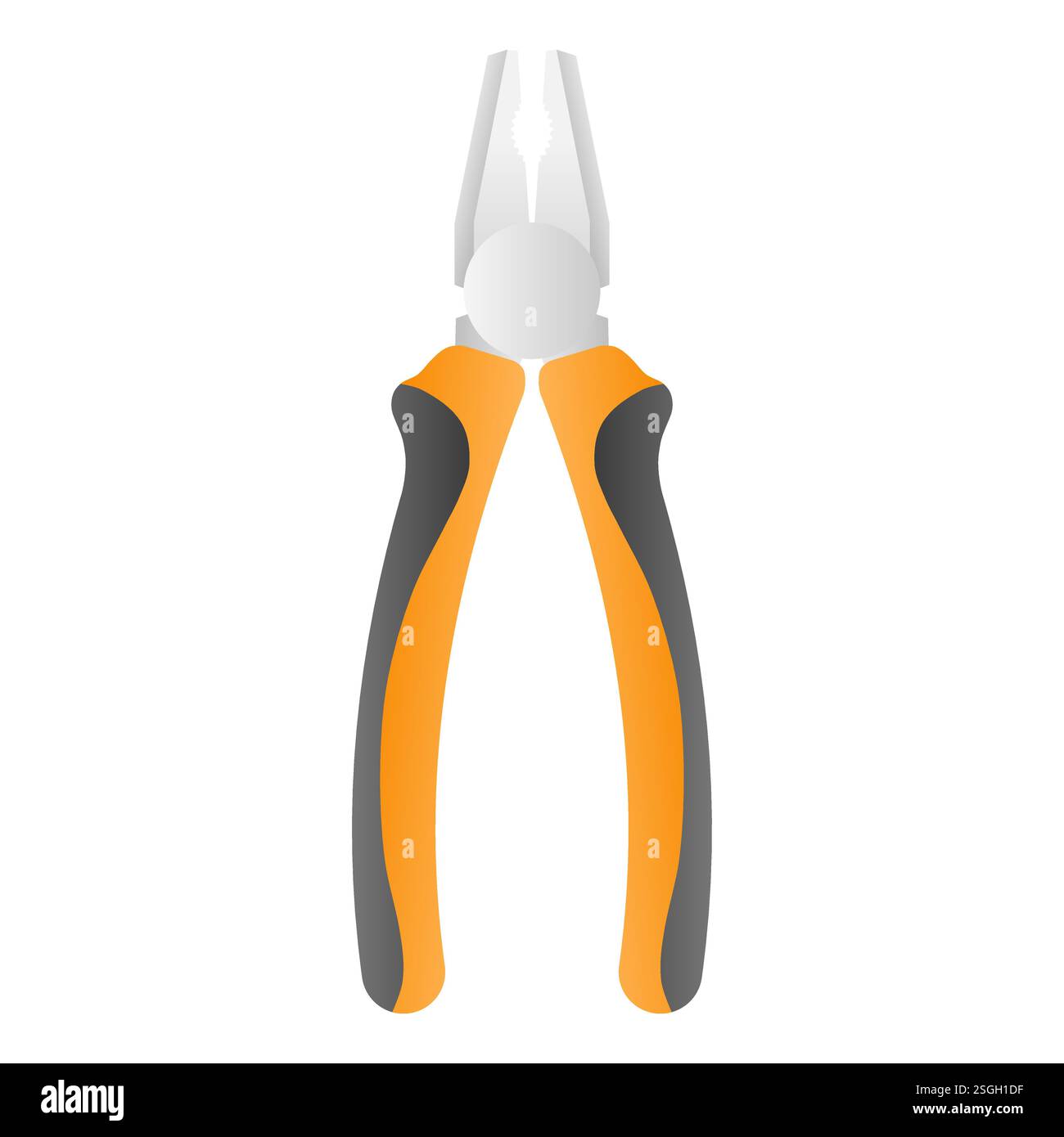 Pliers Repair Equipment Vector. Hand Tools Pliers Icon. Work Tools Pliers Elements. Stock Vector