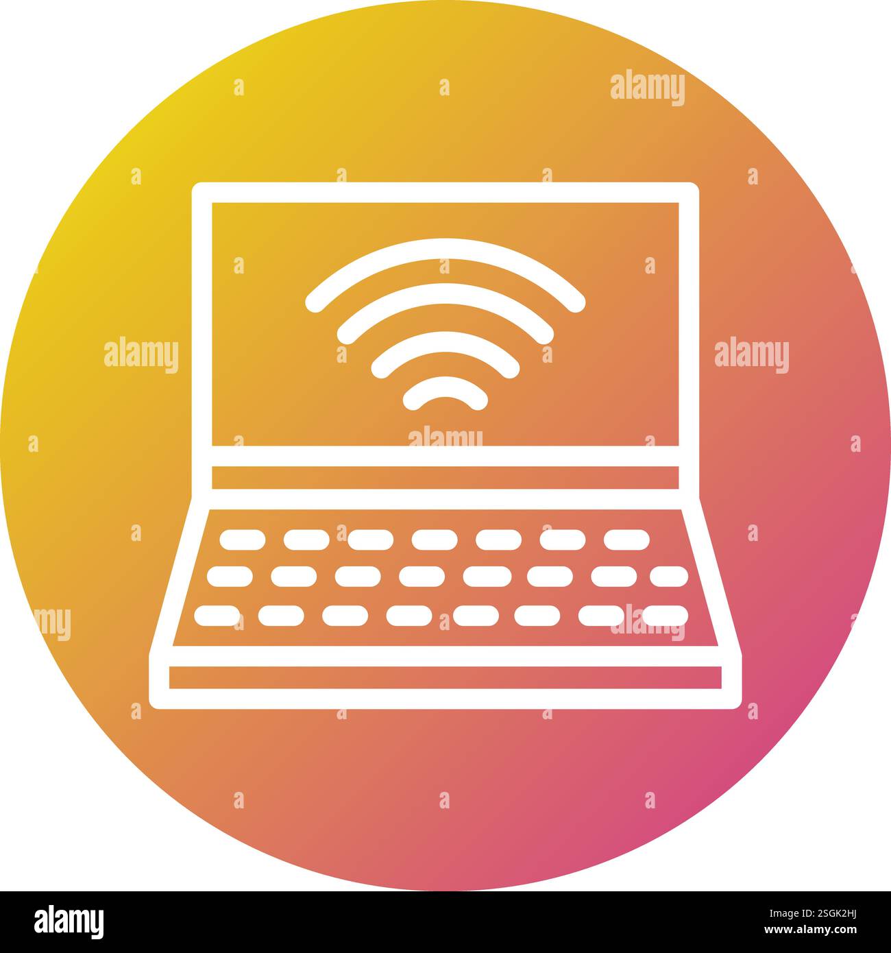 Laptop Vector Icon Design Illustration Stock Vector Image & Art - Alamy