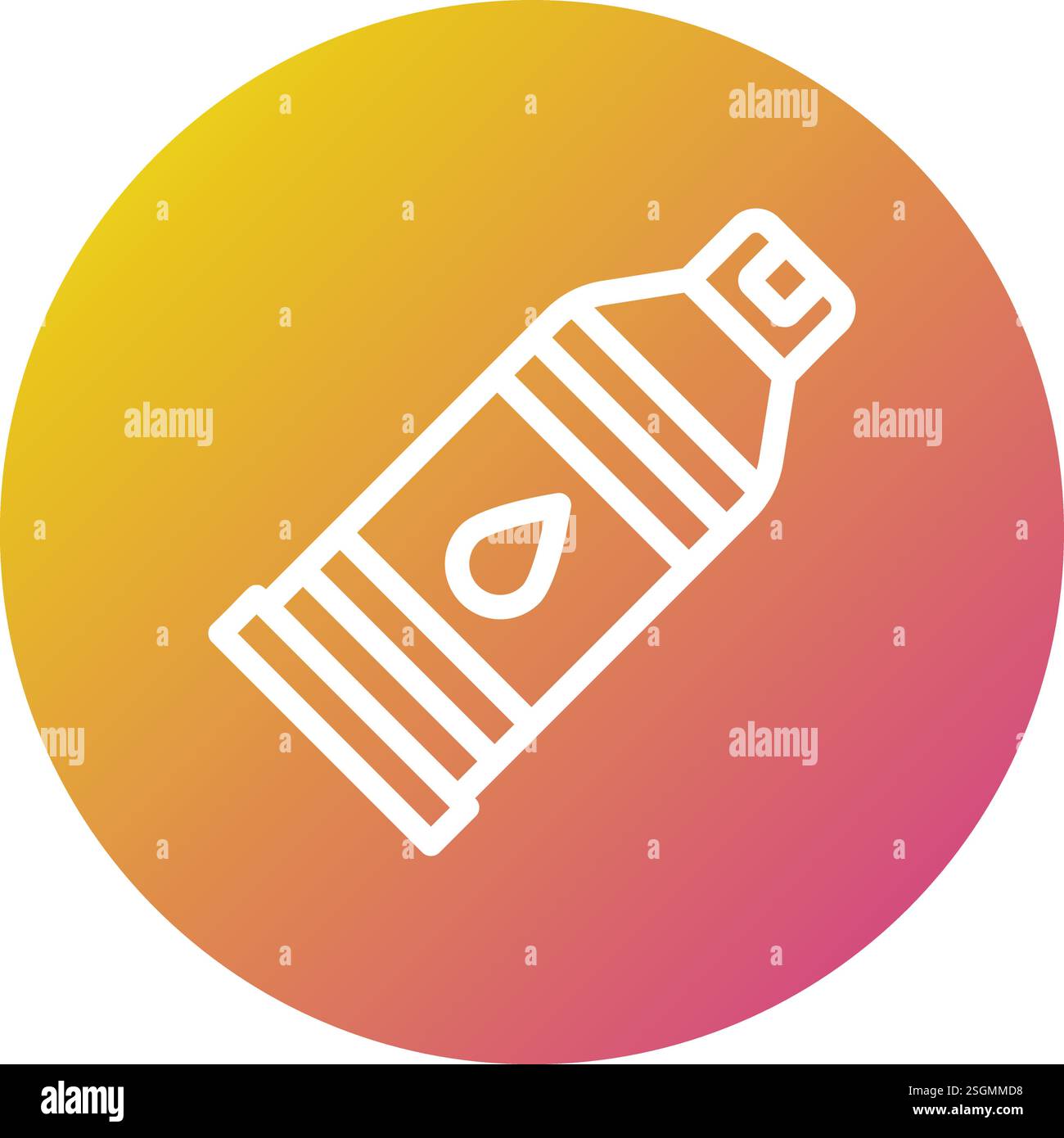Paint Tube Vector Icon Design Illustration Stock Vector