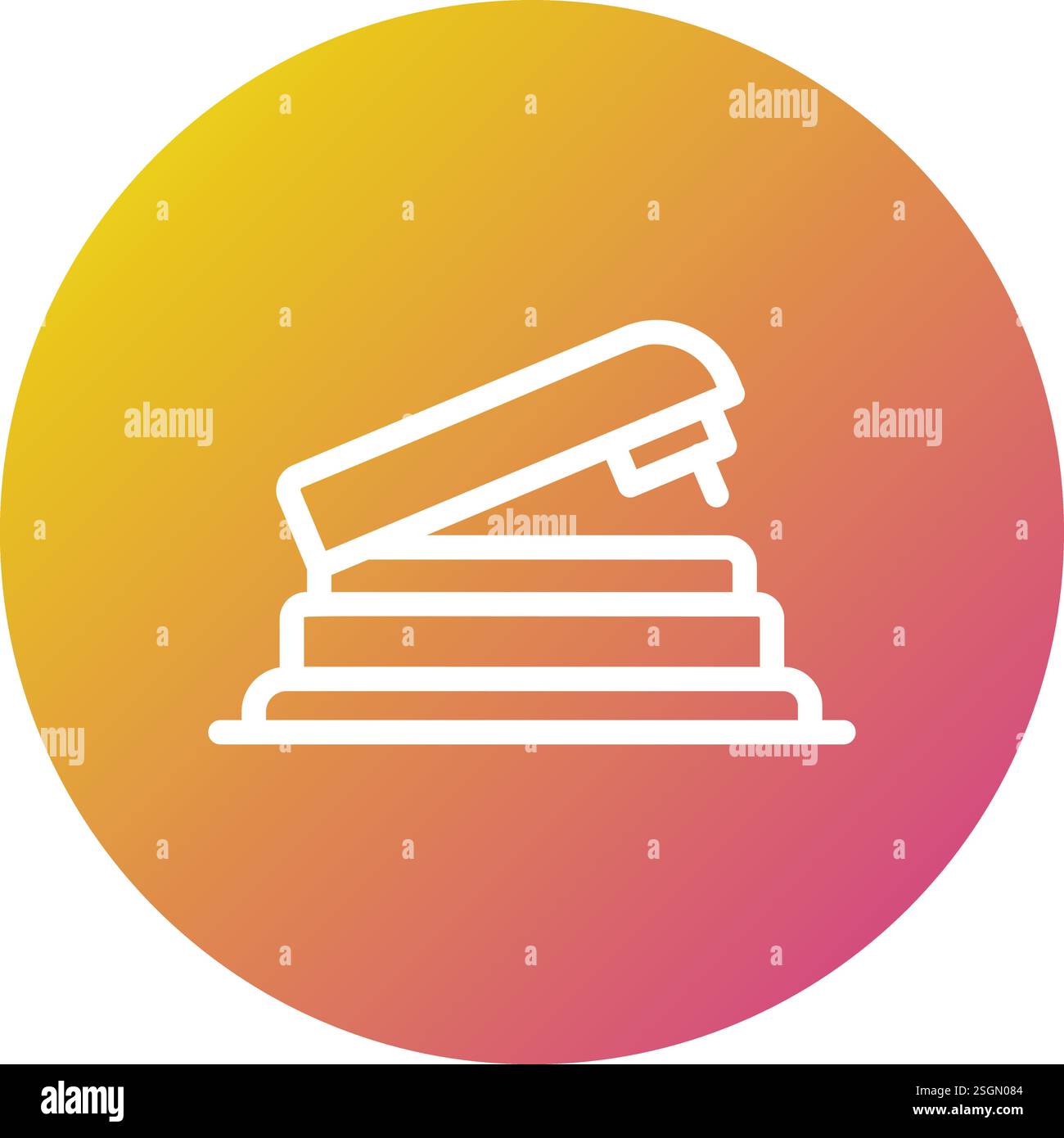 Stapler Remover Vector Icon Design Illustration Stock Vector