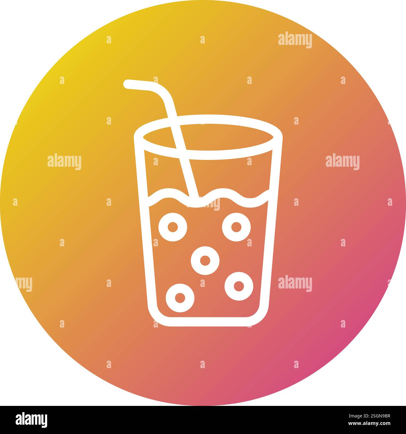 Drinking Water Vector Icon Design Illustration Stock Vector Image & Art ...
