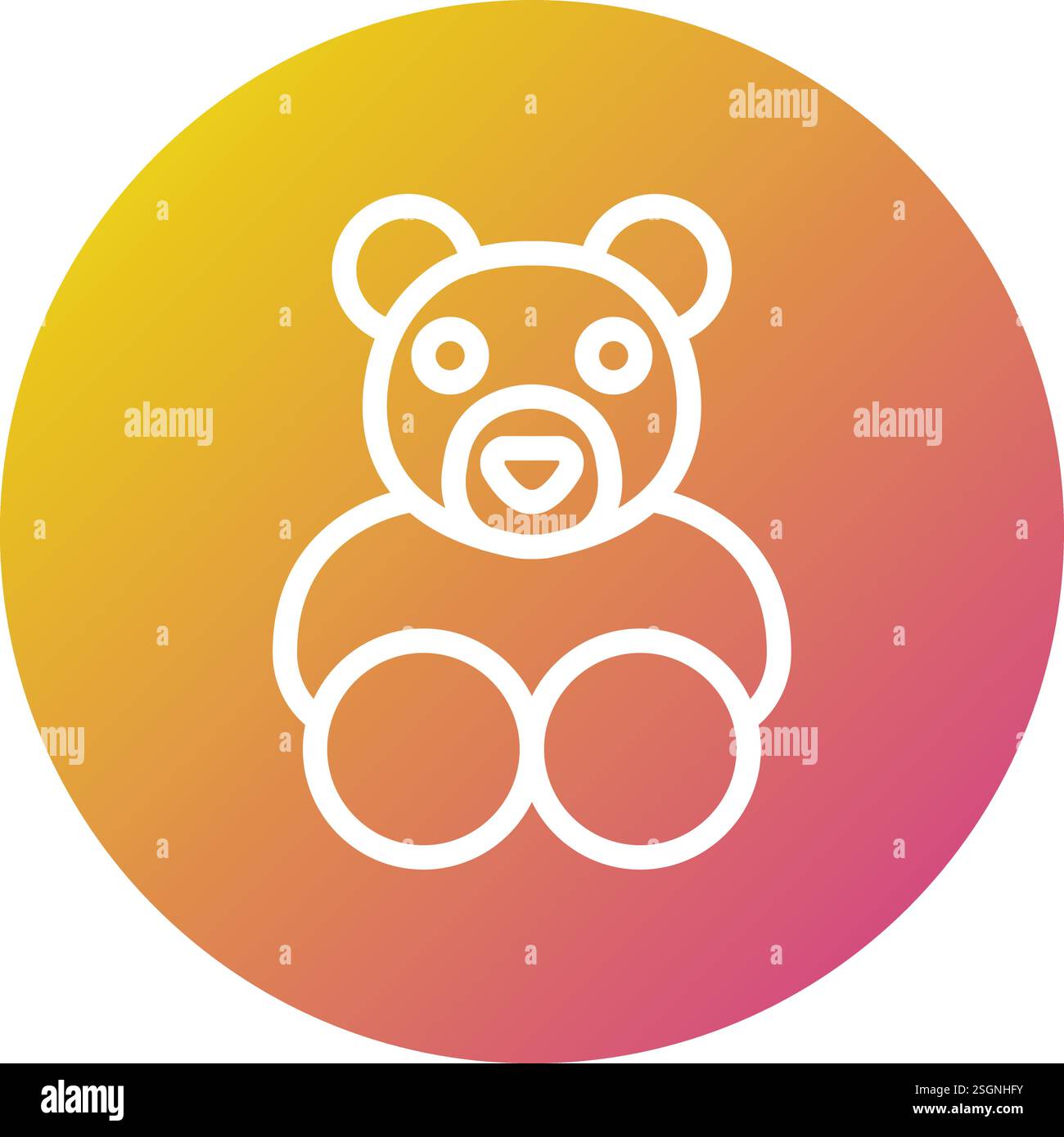 Bear Vector Icon Design Illustration Stock Vector