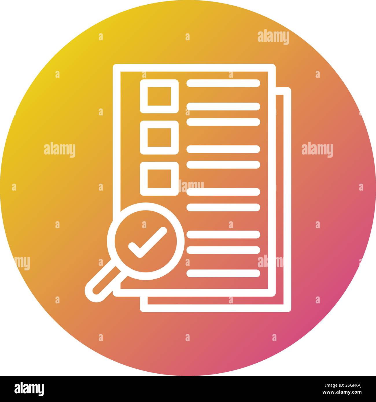 Auditing Vector Icon Design Illustration Stock Vector