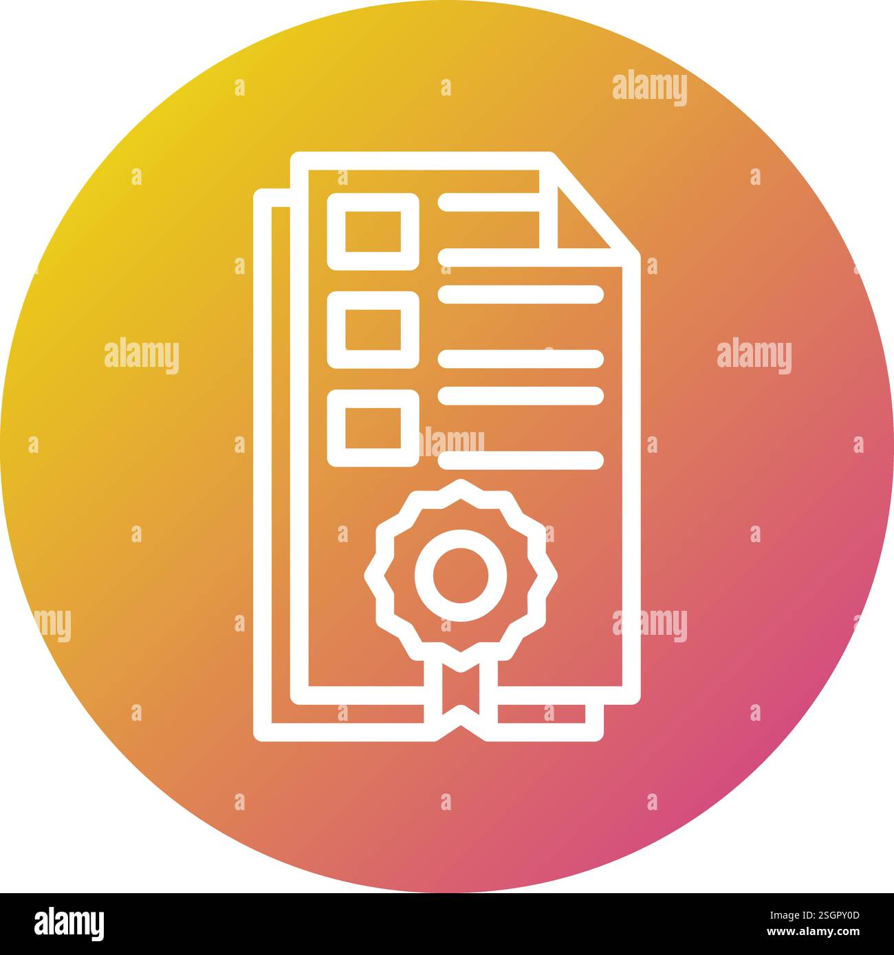 Important Documents Vector Icon Design Illustration Stock Vector