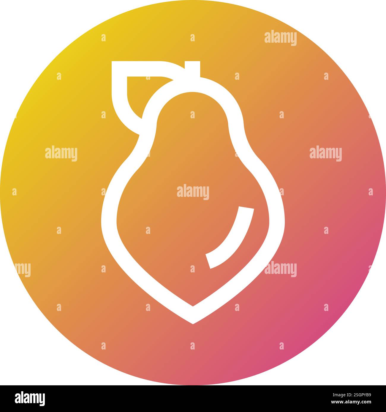 Papaya Vector Icon Design Illustration Stock Vector