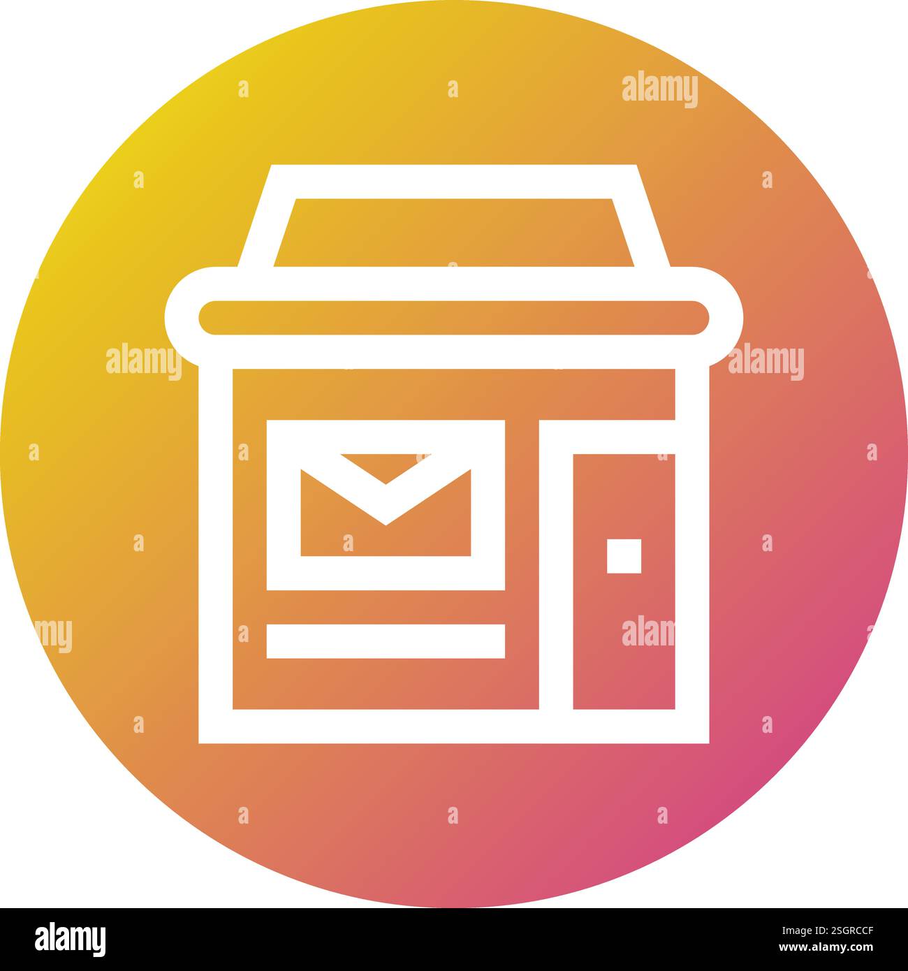 Cargo Post Office Vector Icon Design Illustration Stock Vector
