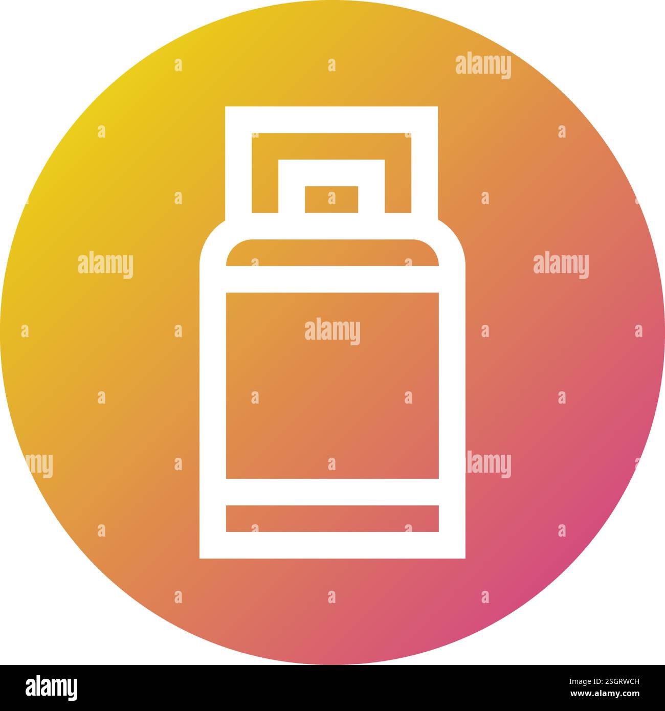 Tiffin Vector Icon Design Illustration Stock Vector