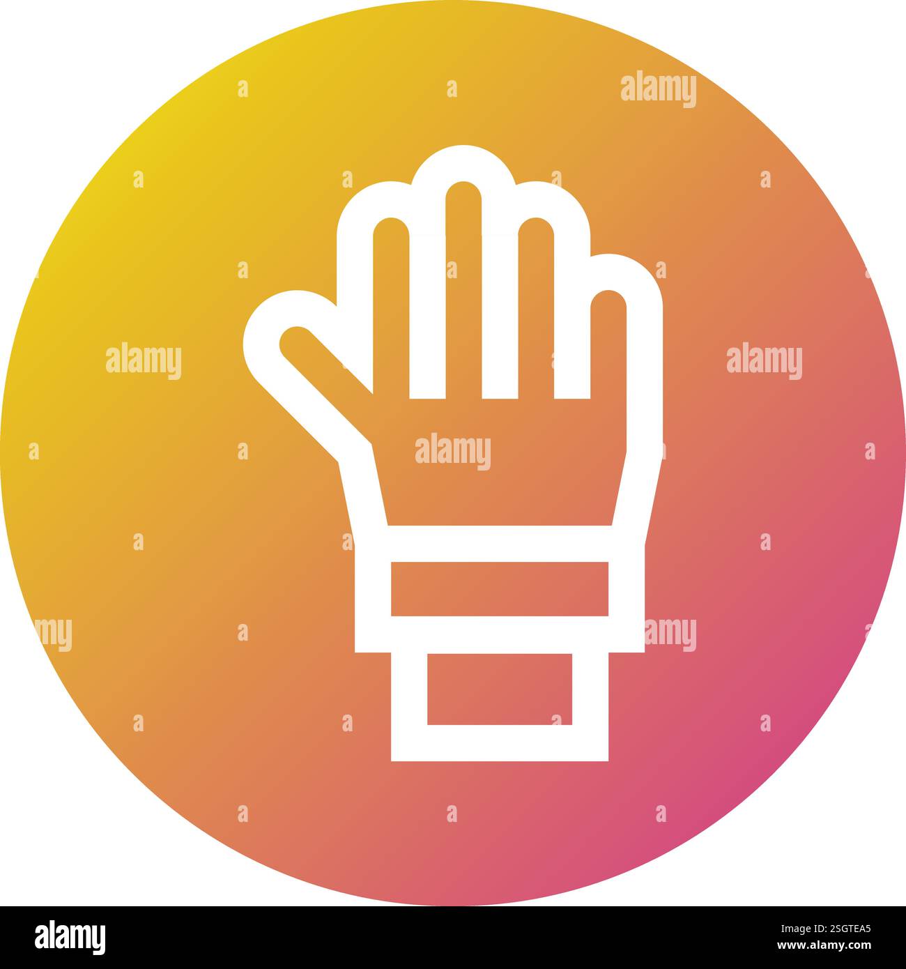 Hand Vector Icon Design Illustration Stock Vector