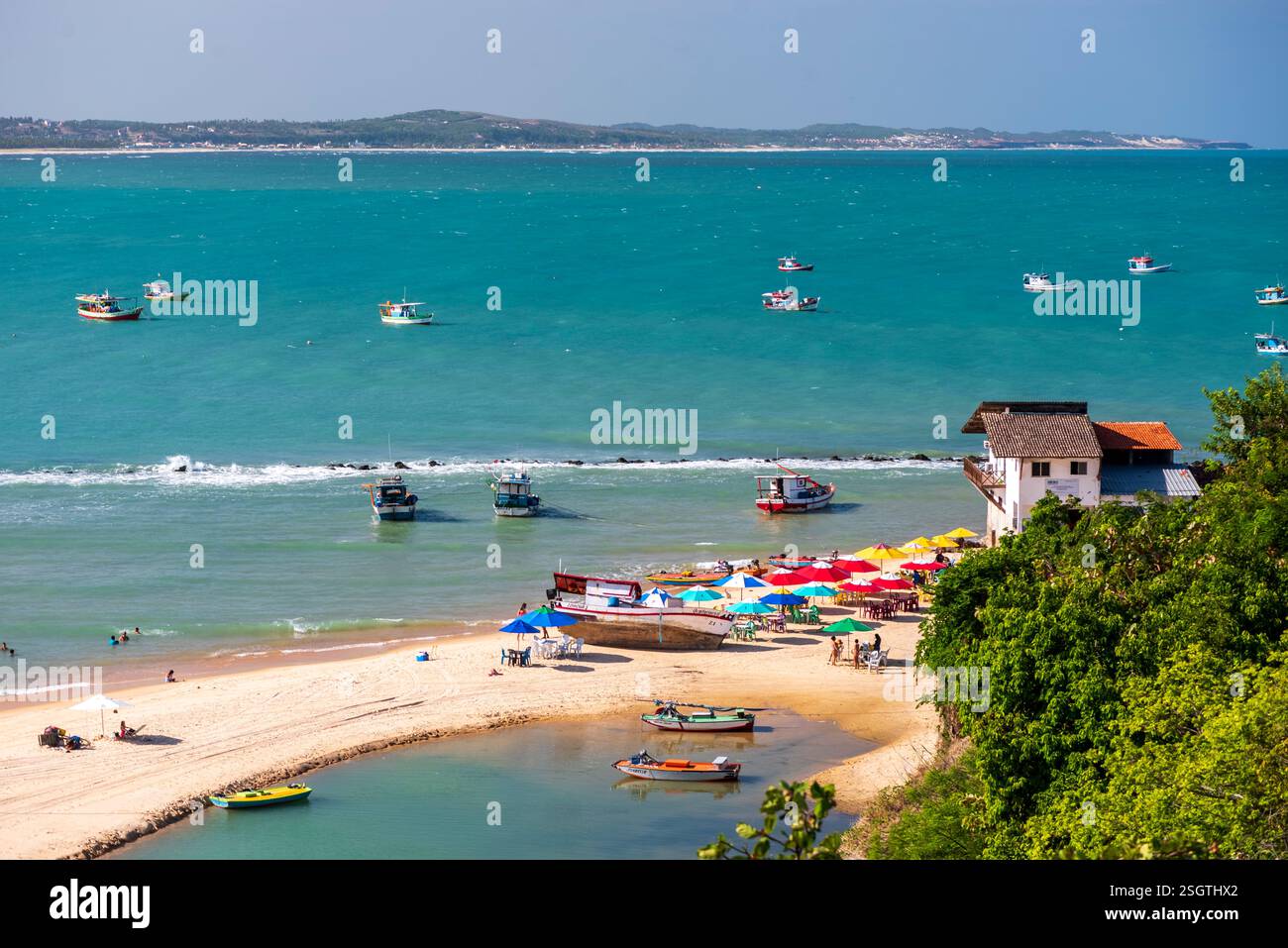 Scenic View of Baía Formosa Beach, Rio Grande do Norte, Brazil on ...