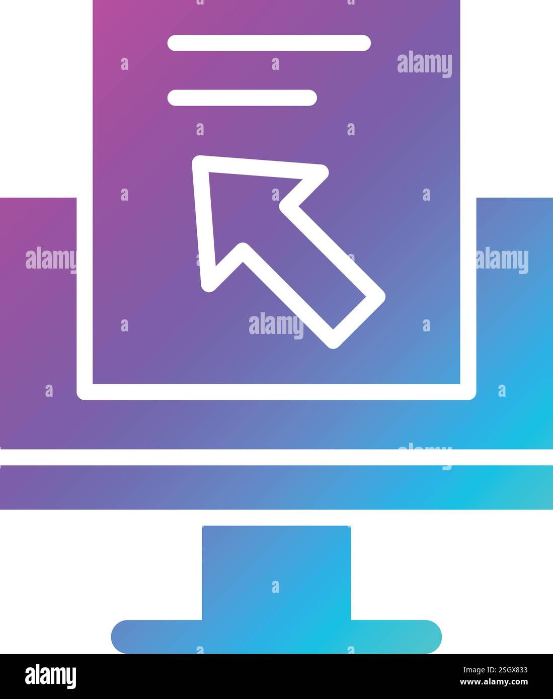 Pay Per Click Vector Icon Design Illustration Stock Vector