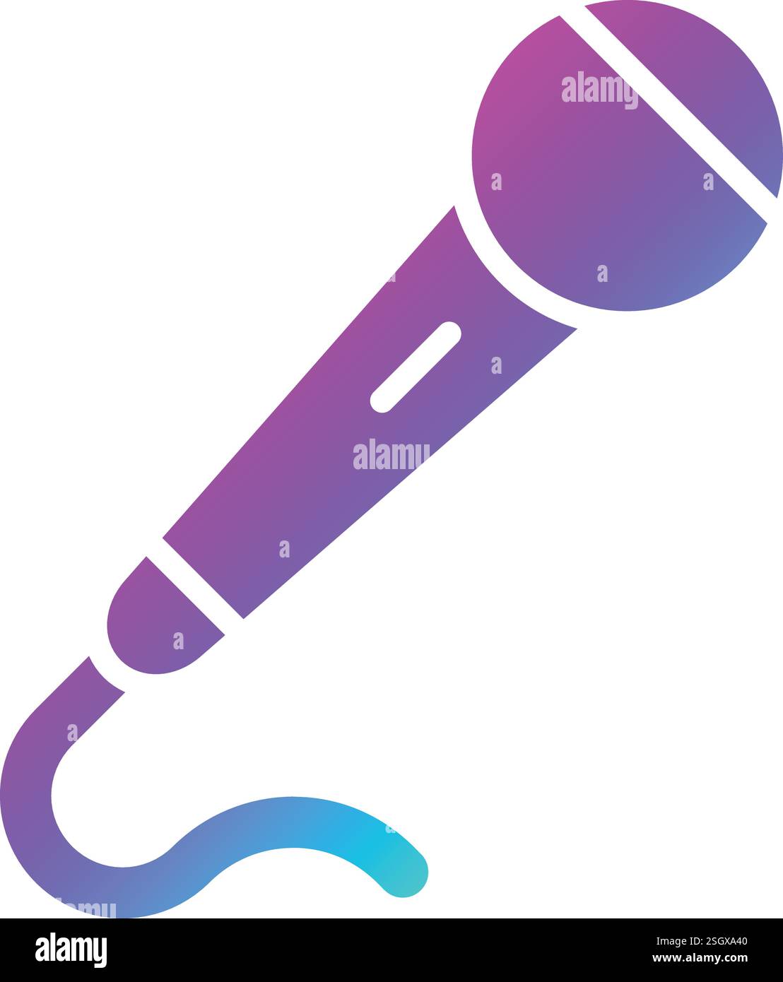 Microphone Vector Icon Design Illustration Stock Vector Image & Art - Alamy