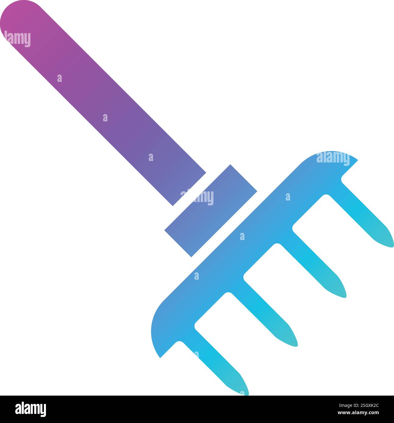 Pitchfork Vector Icon Design Illustration Stock Vector
