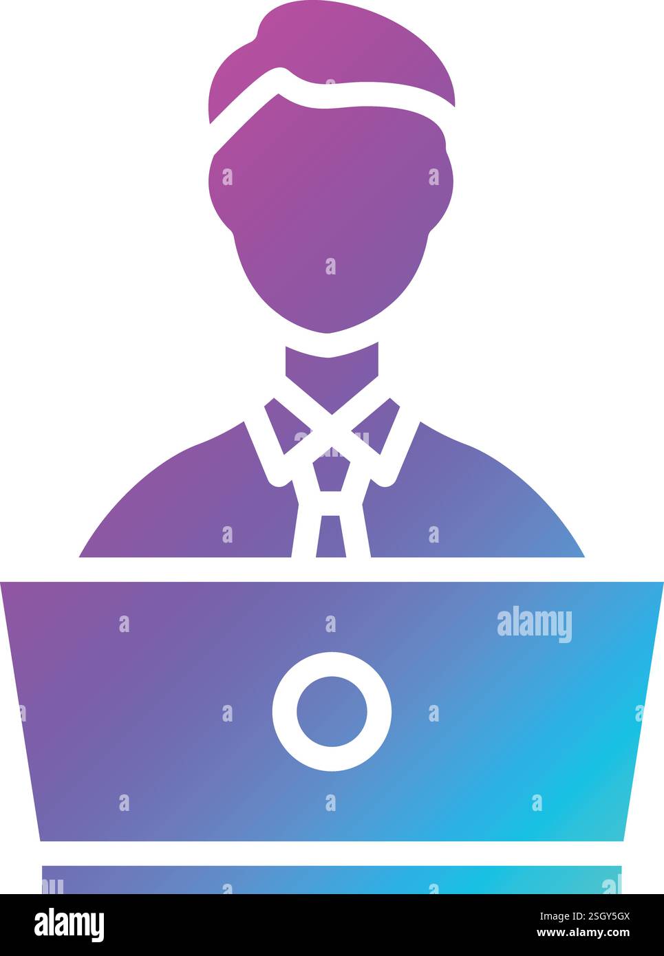 Online Learning Vector Icon Design Illustration Stock Vector