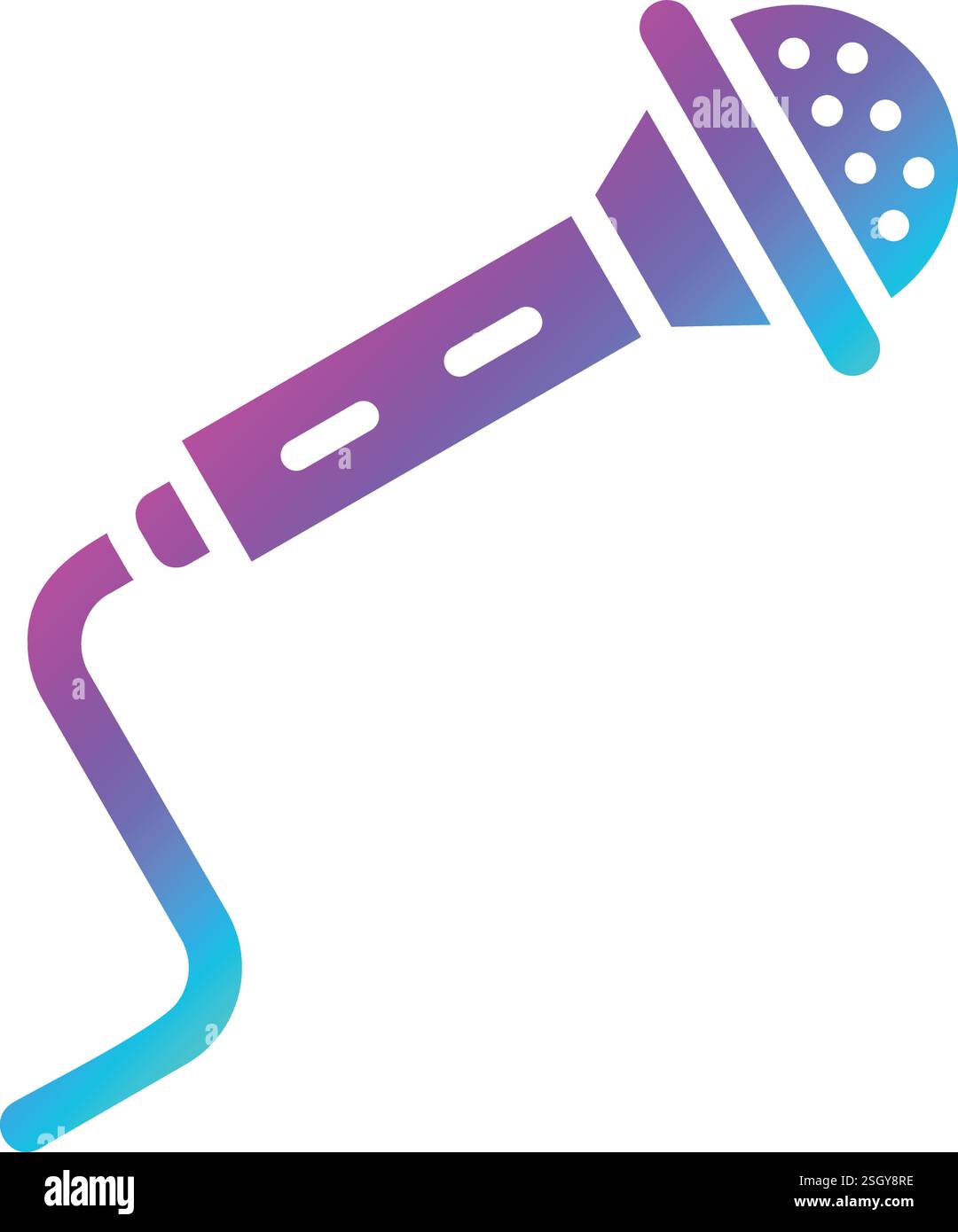Microphone Vector Icon Design Illustration Stock Vector
