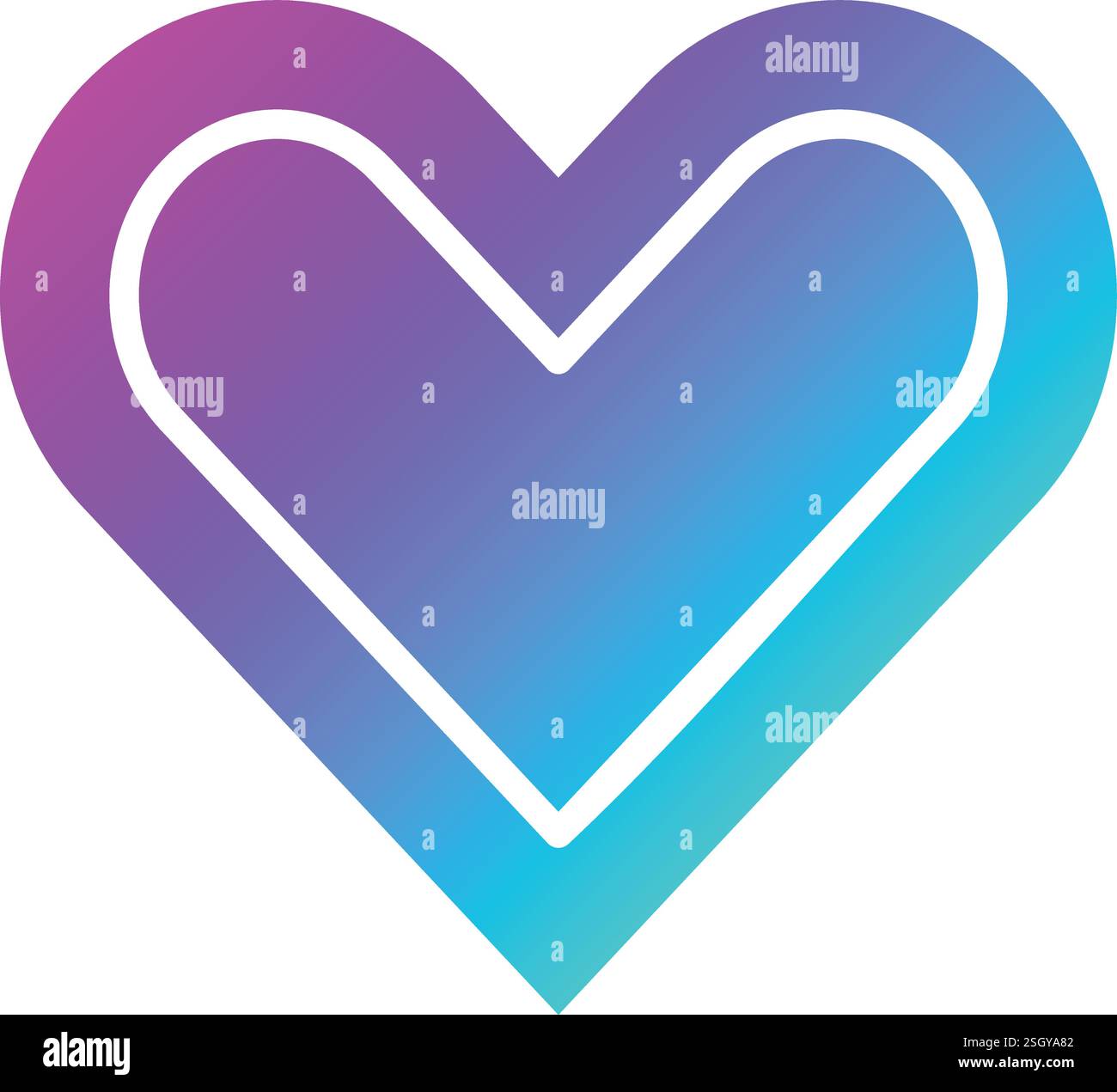 Love Vector Icon Design Illustration Stock Vector
