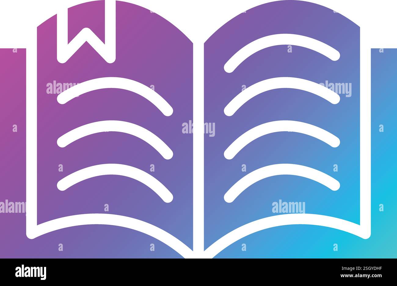 Reading Vector Icon Design Illustration Stock Vector Image & Art - Alamy