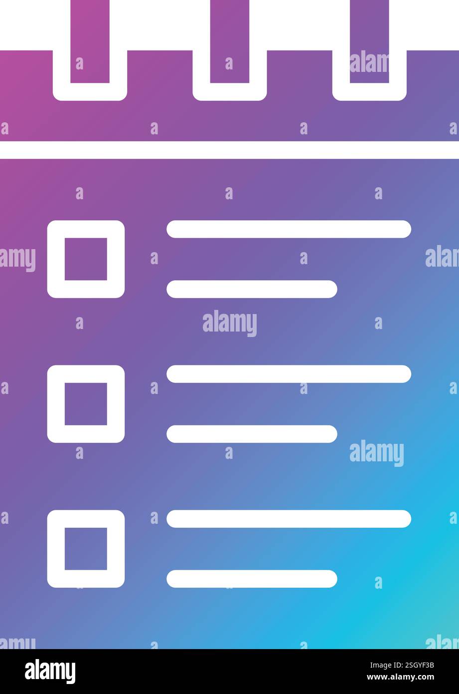 Notepad Vector Icon Design Illustration Stock Vector