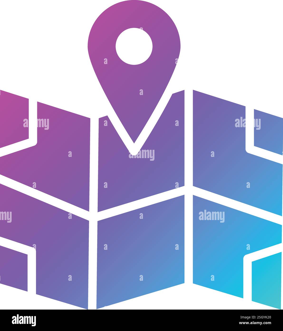 Map Vector Icon Design Illustration Stock Vector Image & Art - Alamy