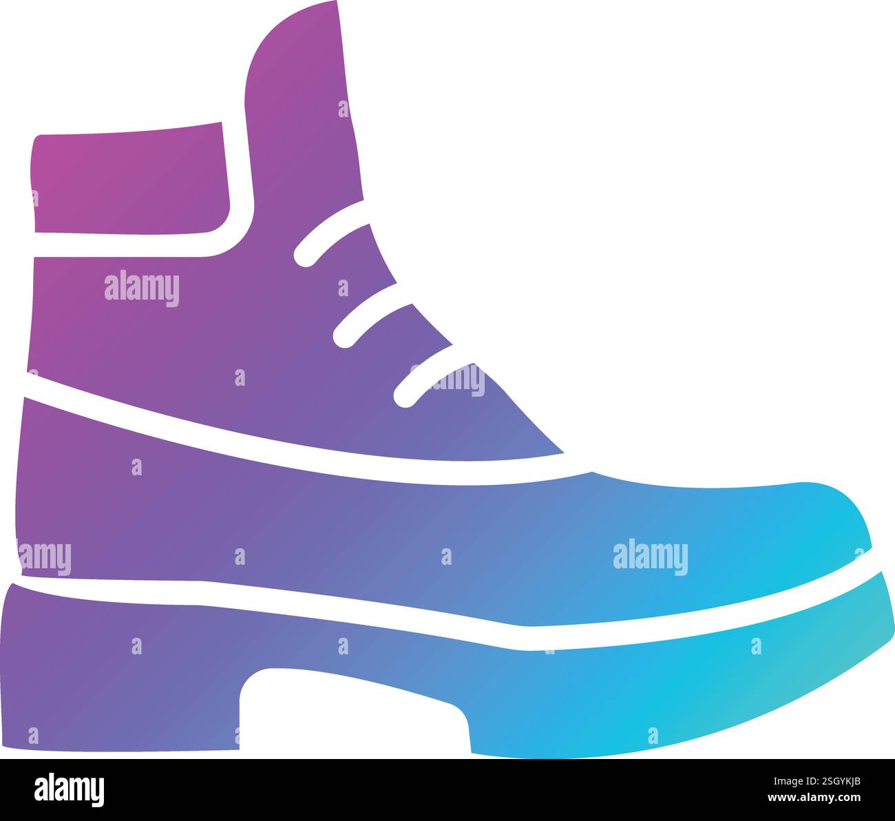 Boots Vector Icon Design Illustration Stock Vector
