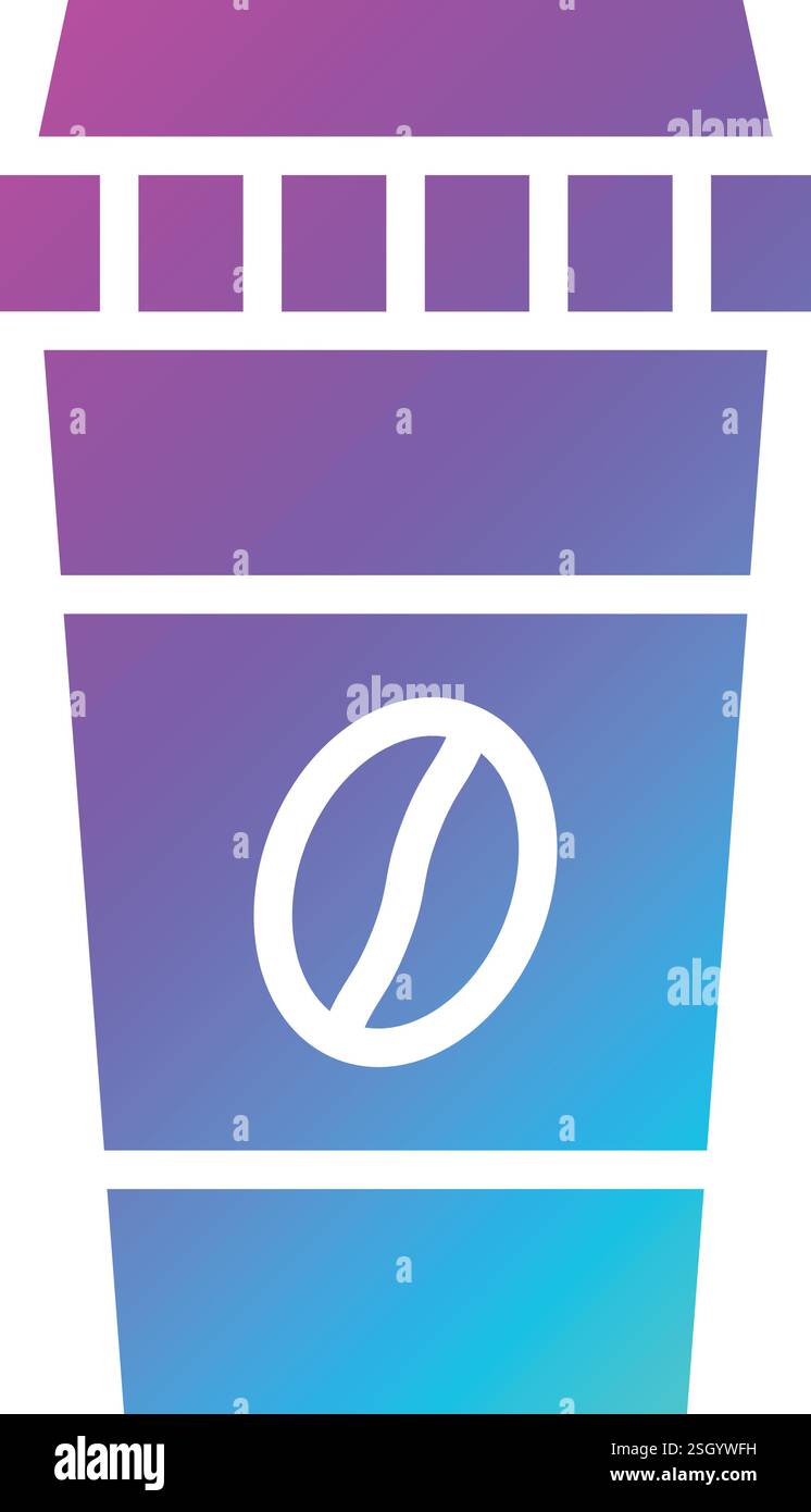 Coffee Cup Vector Icon Design Illustration Stock Vector Image & Art - Alamy