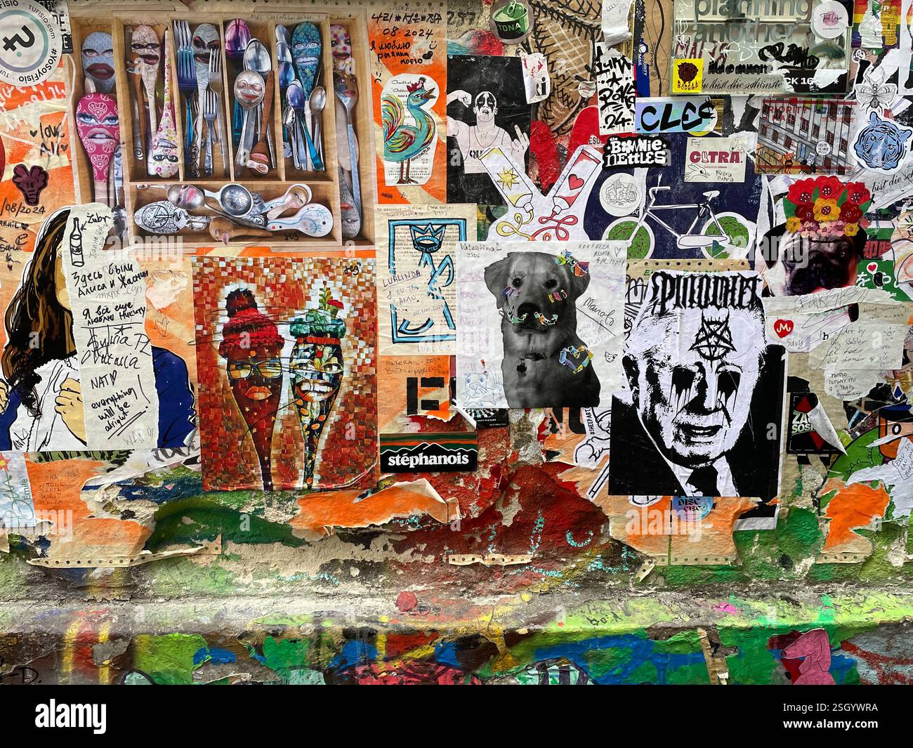 Street art, Berlin, Germany. - Smartphone Captured Stock Image