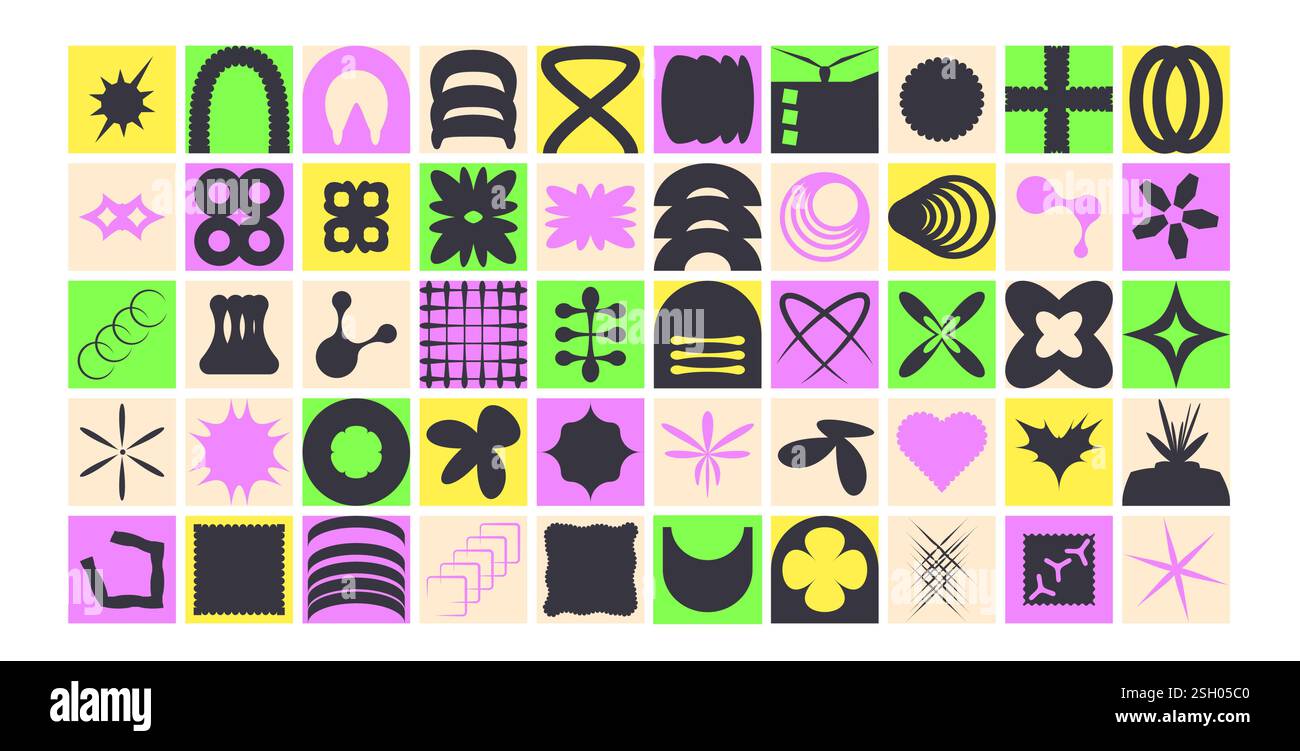 Morular Shapes Isola block Stock Vector Images - Alamy