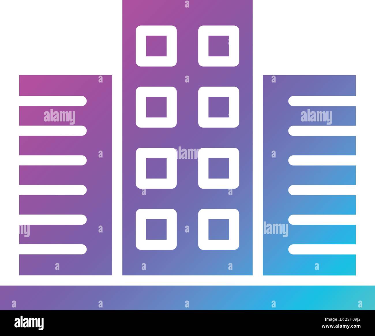 Building Vector Icon Design Illustration Stock Vector